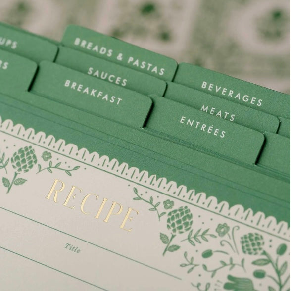 Artichoke Recipe Tin