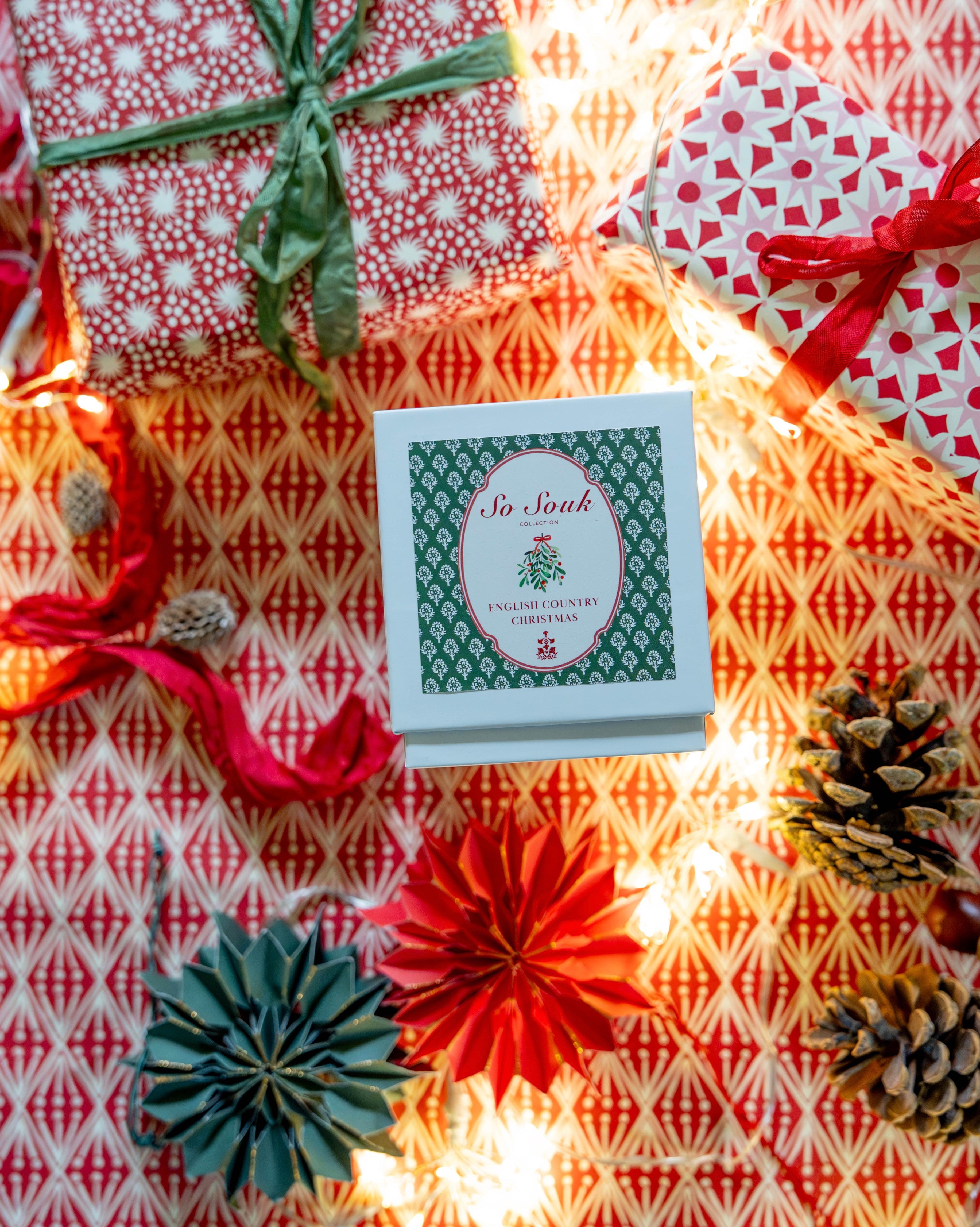 English Country Christmas Luxury Candle