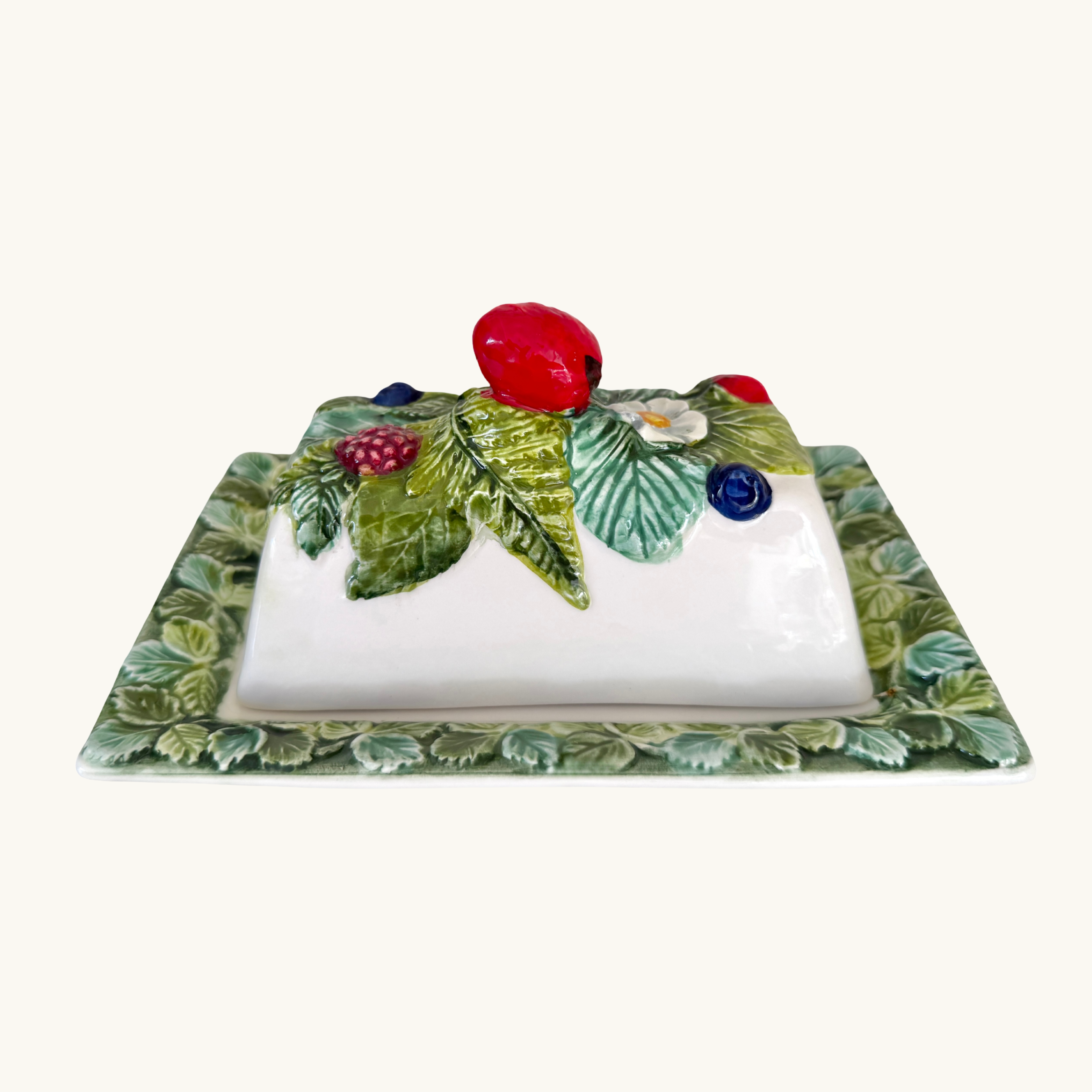 Wild Berries Butter Dish