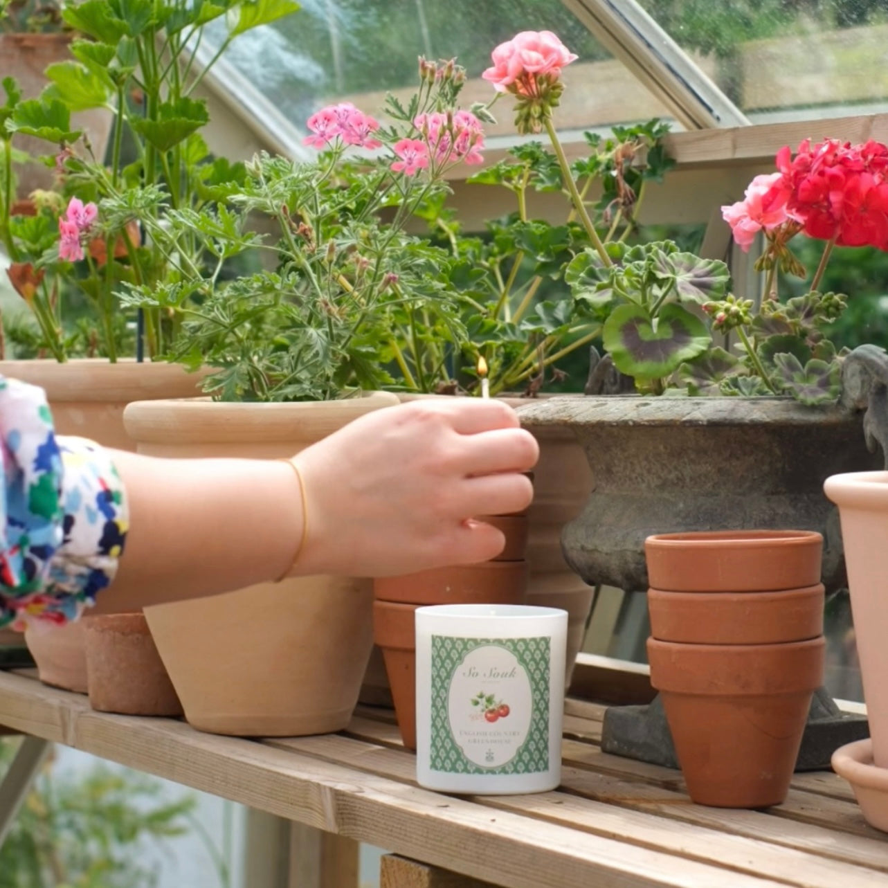 English Country Greenhouse Luxury Candle