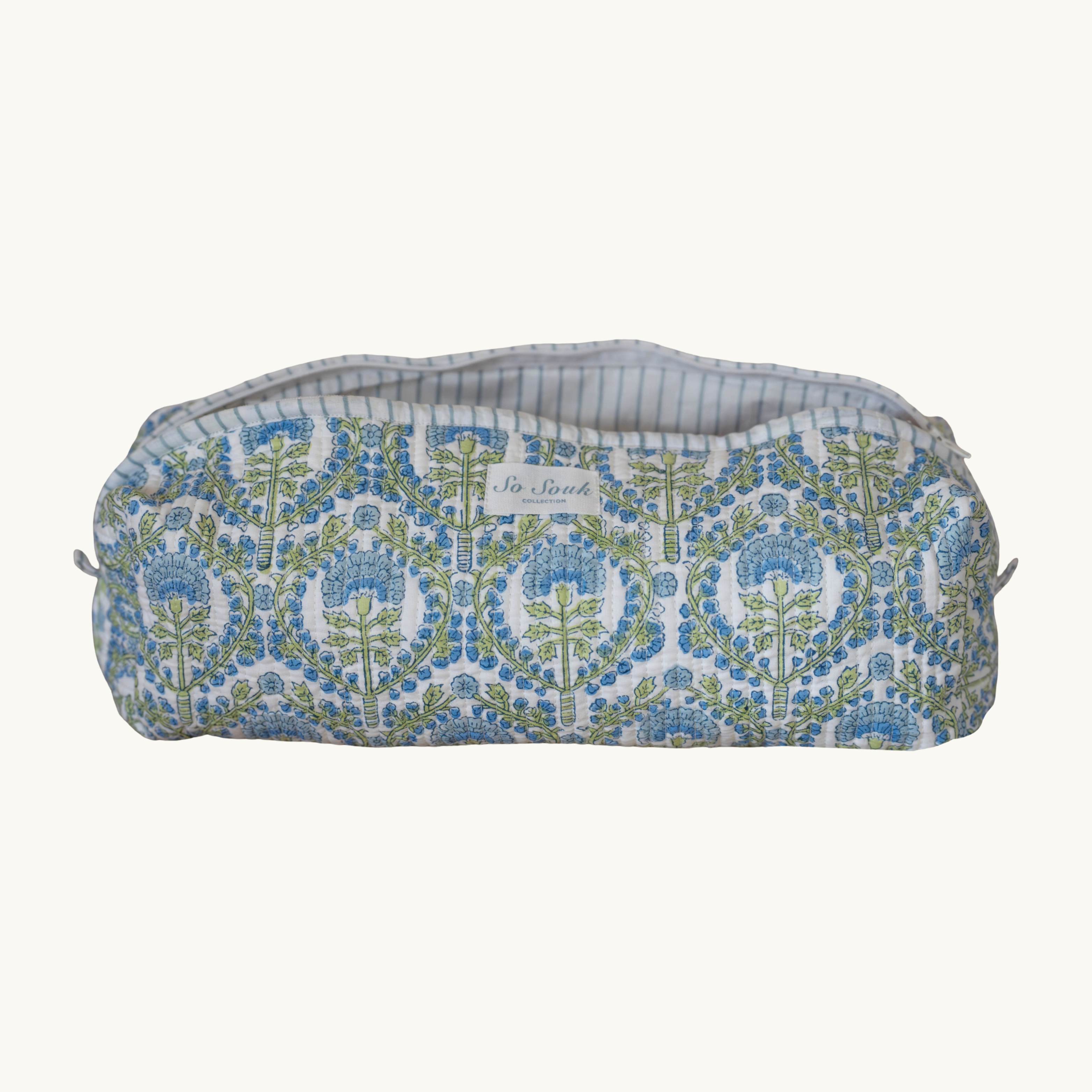 Blue Freya Hair Accessories Bag