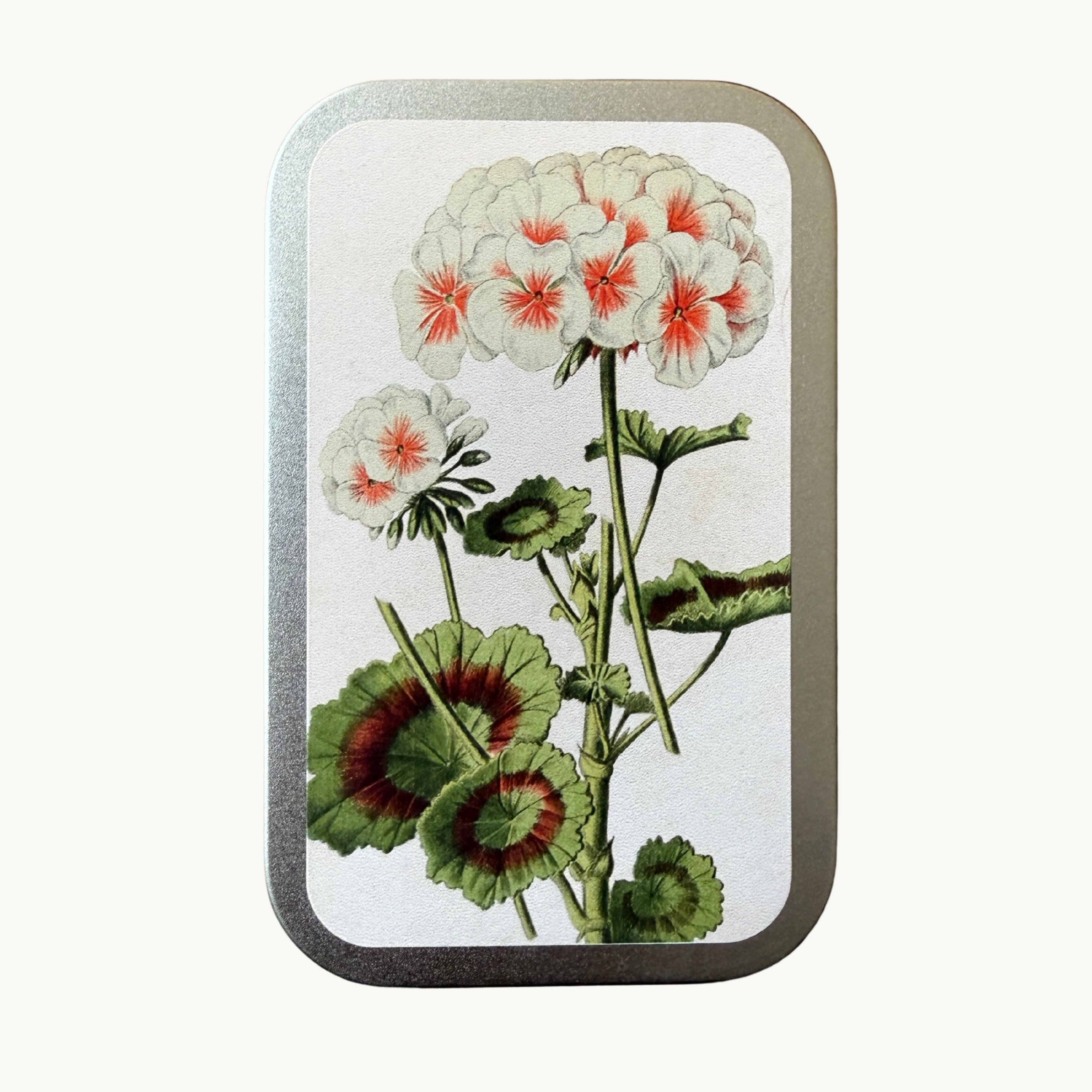 Vintage Geranium Pastille Tins