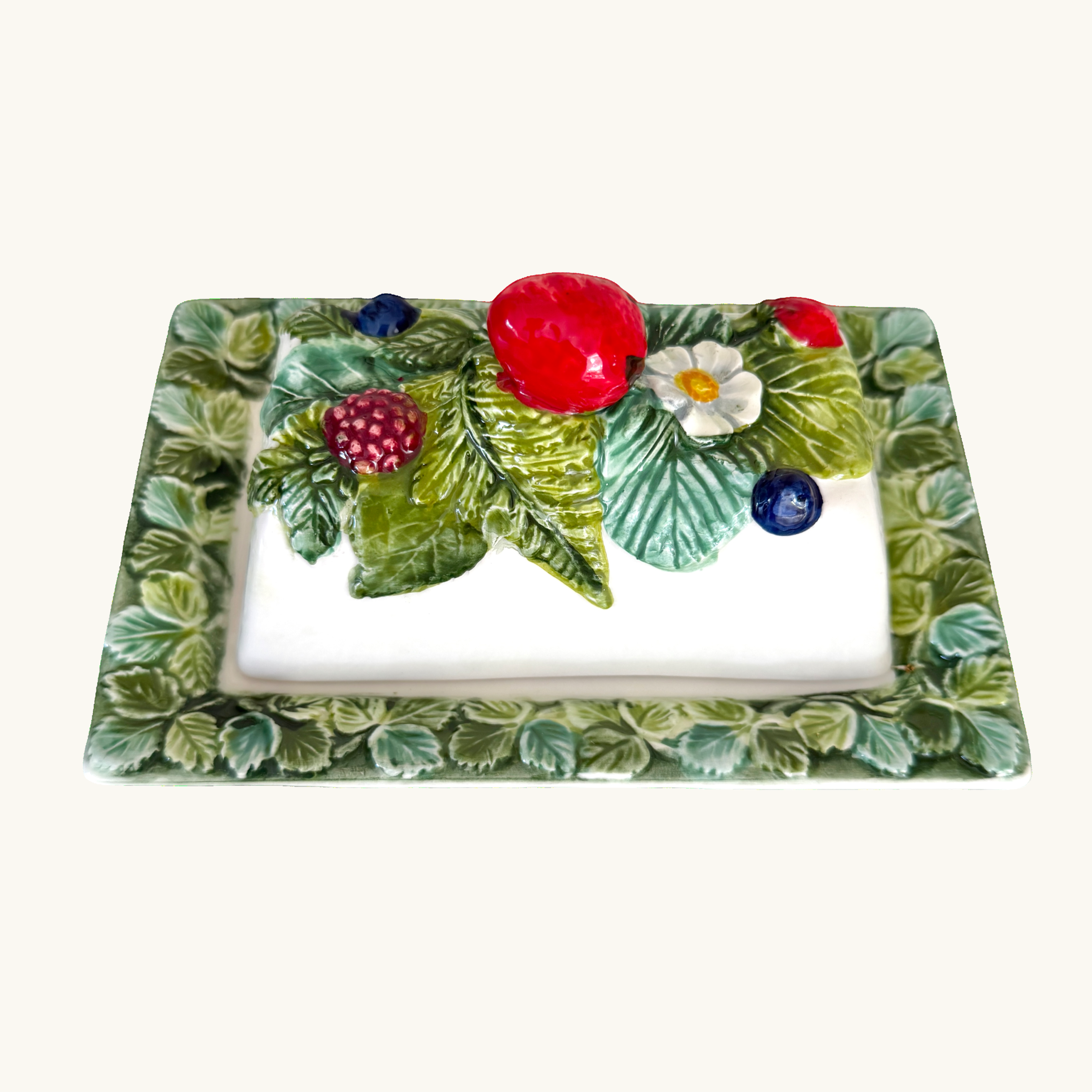 Wild Berries Butter Dish