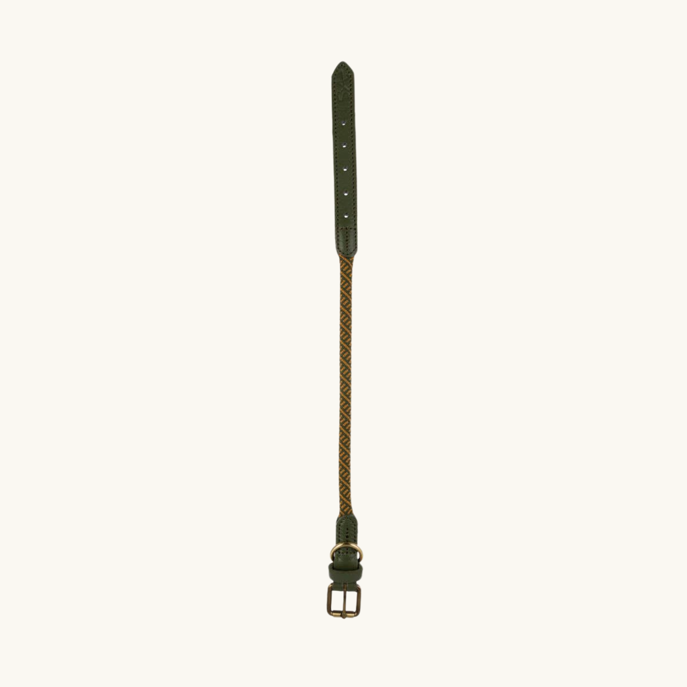 Forest Green Rope Dog Collar
