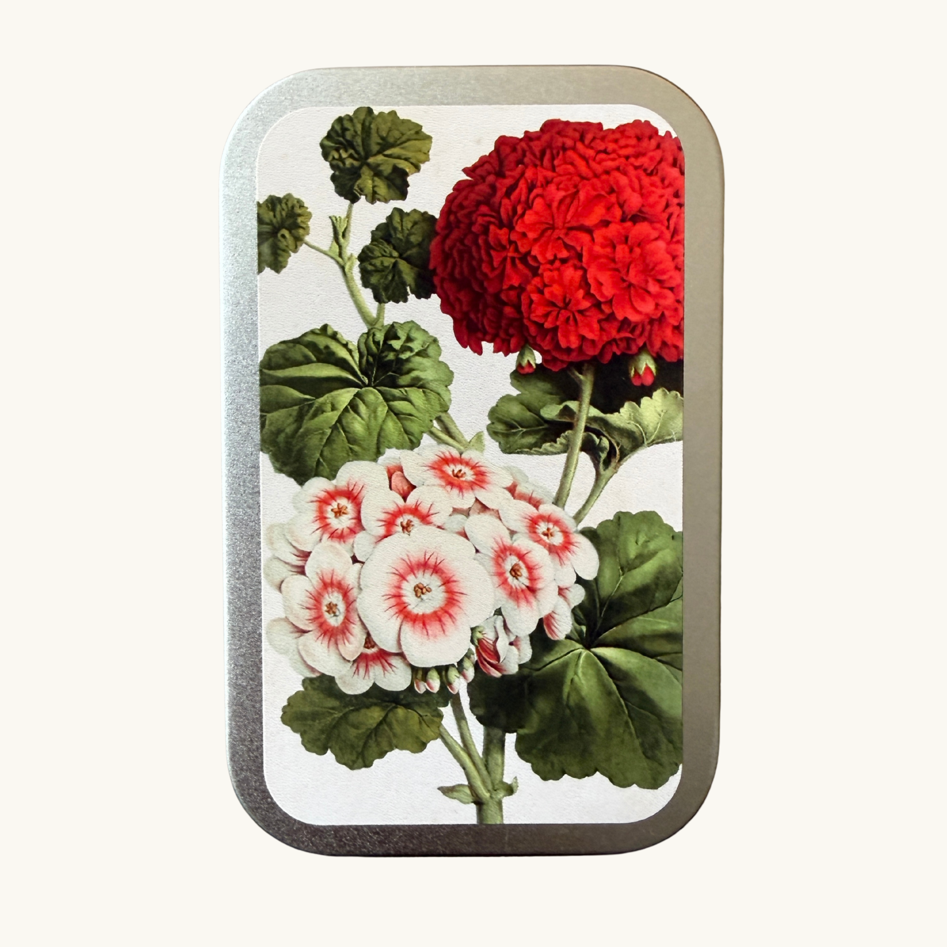 Vintage Geranium Pastille Tins