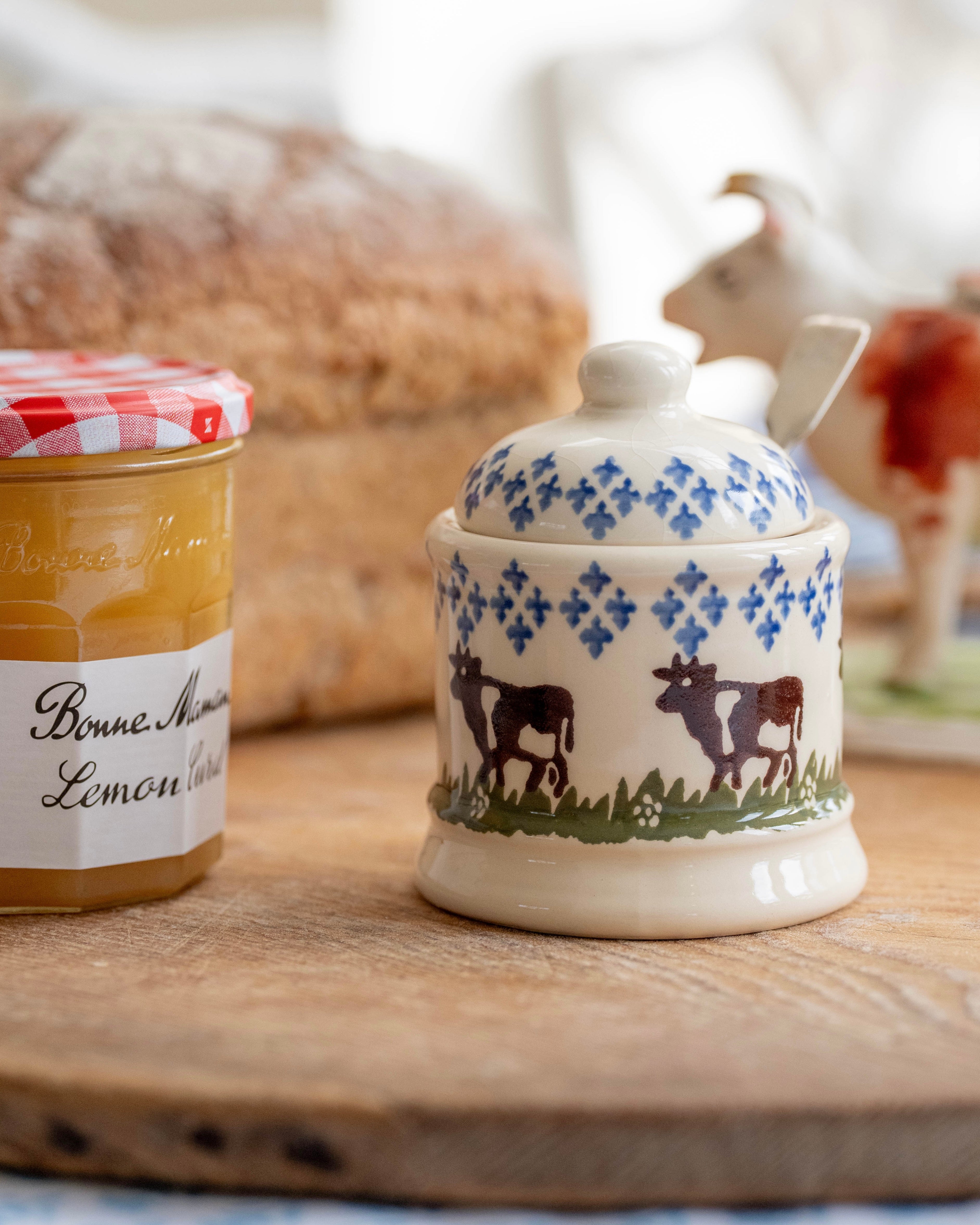 Cows Jam Pot