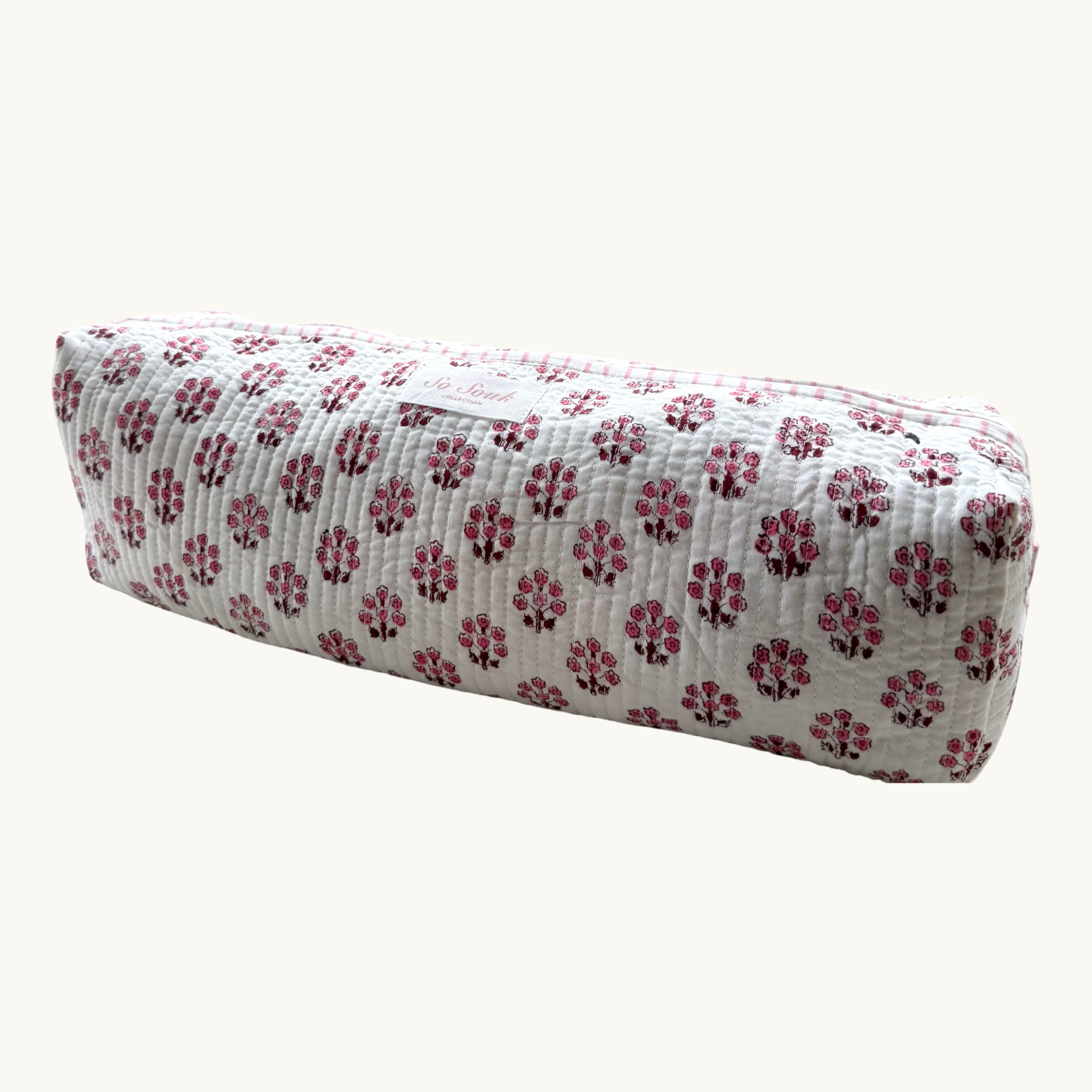 Pink Daphne Hair Accessories Bag