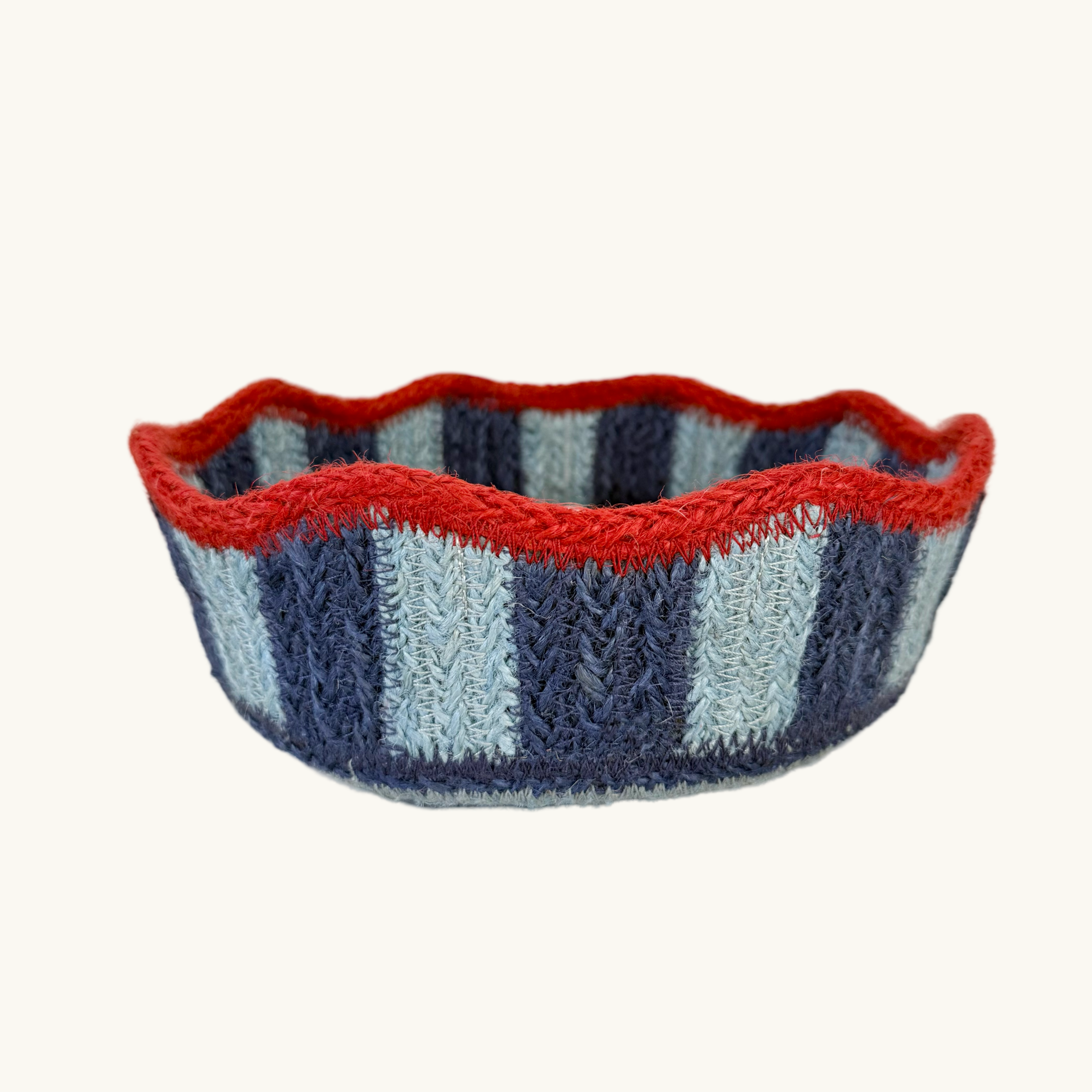 Blueberry Jute Mini Basket
