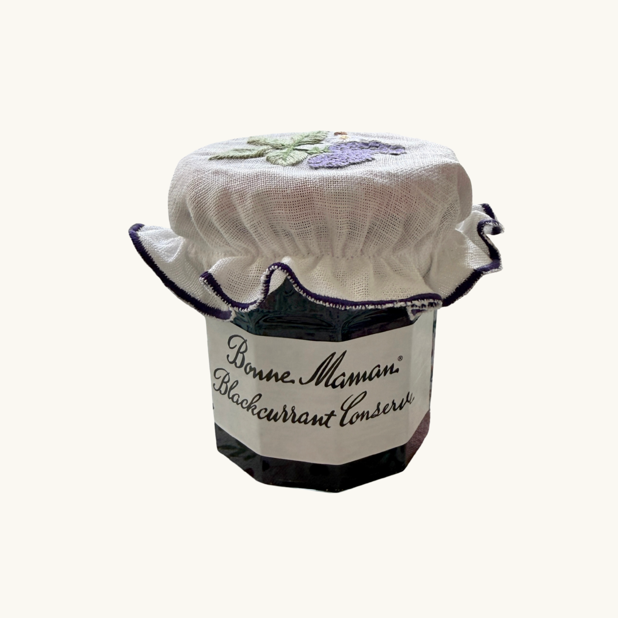 Hand Embroidered Jam Pot Covers (Set of 4)