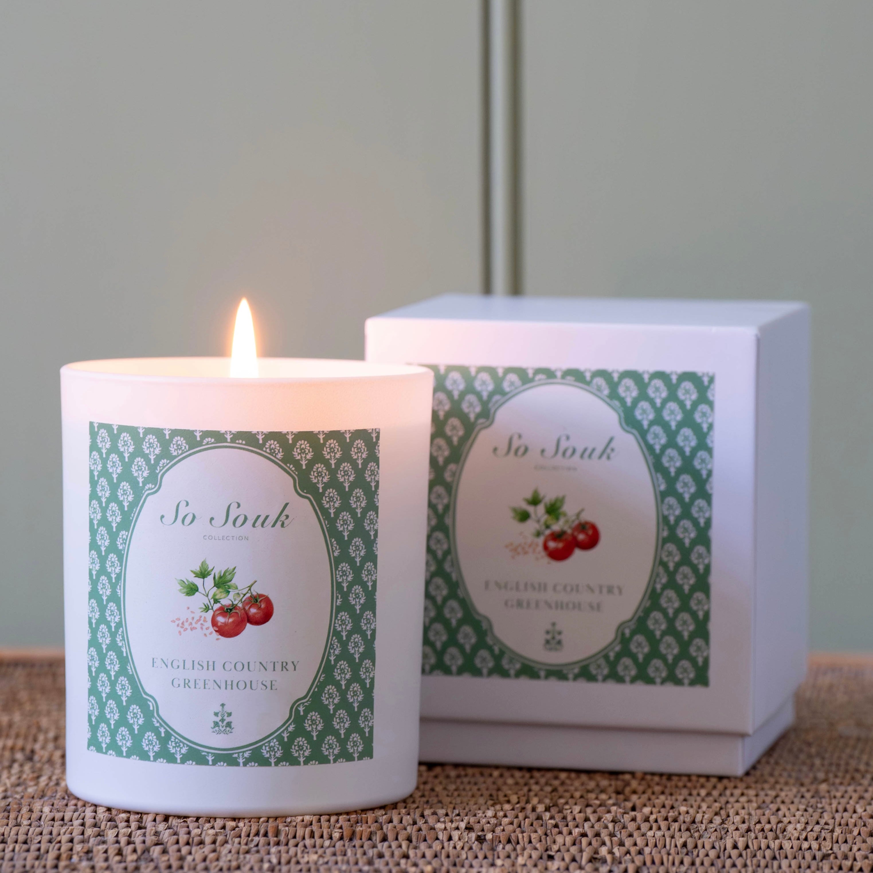 English Country Greenhouse Luxury Candle