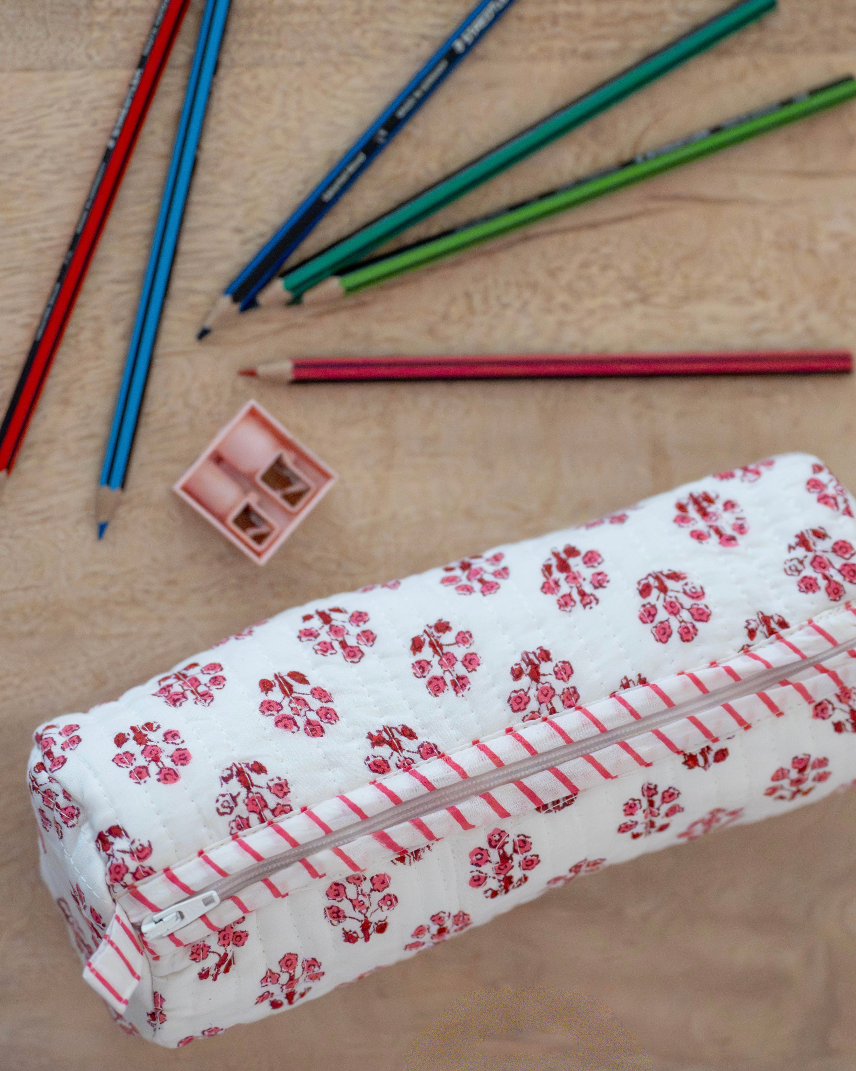 Pink Daphne Pencil Case