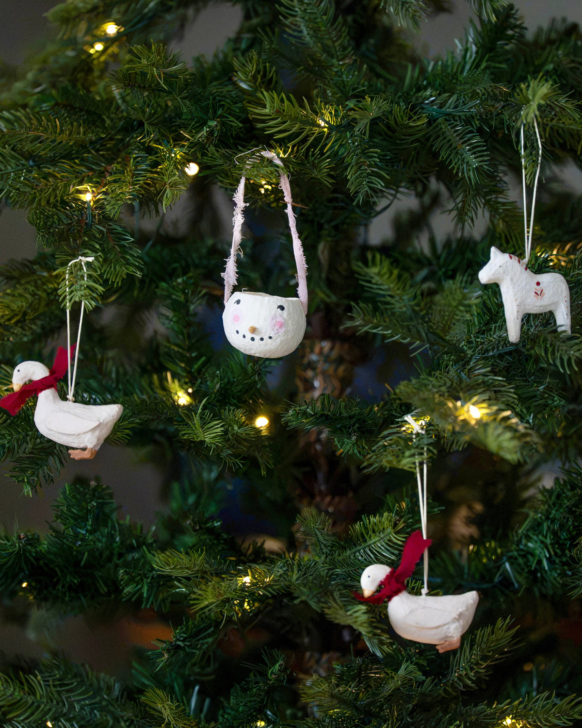Cotton Spun Horse Hanging Decoration
