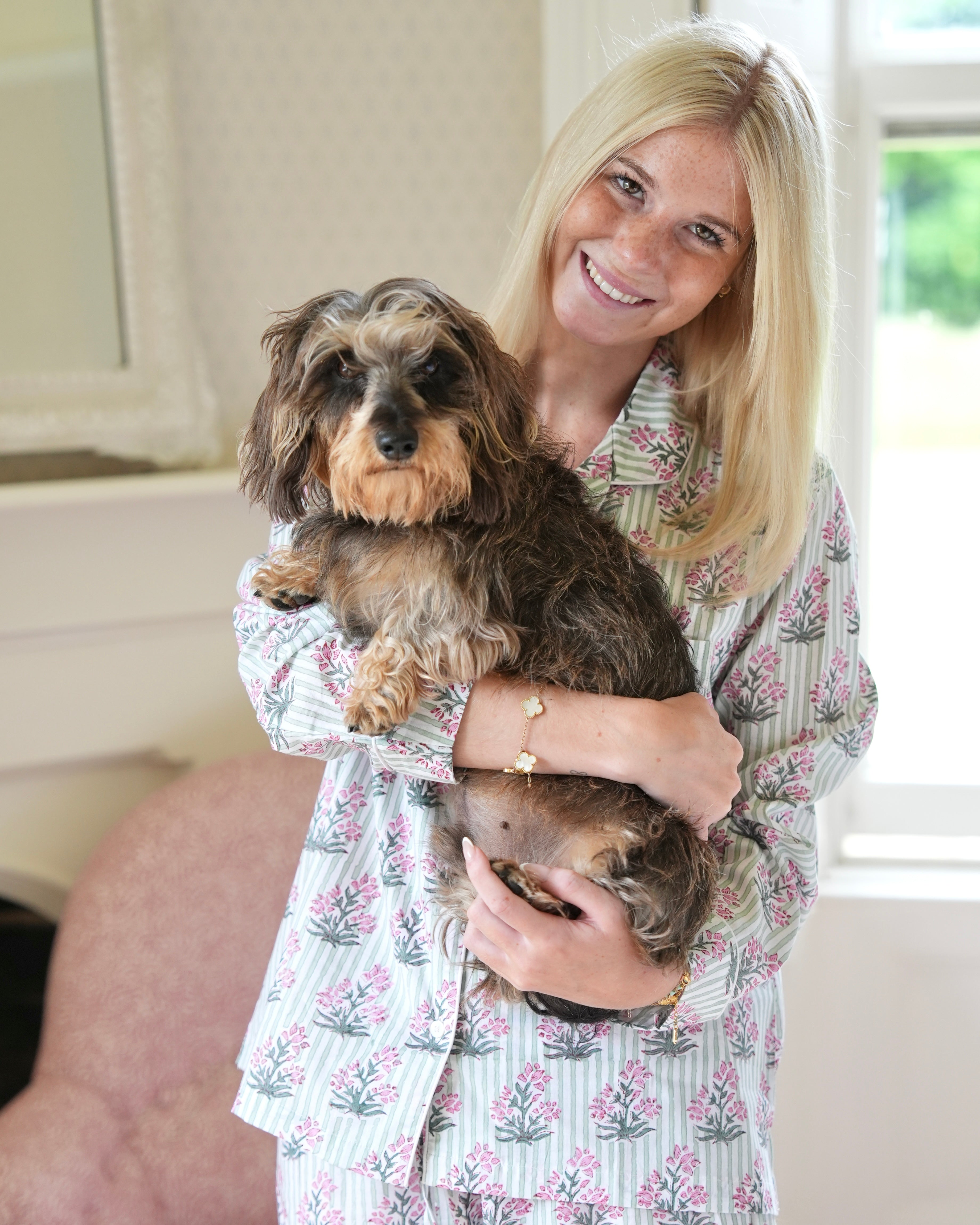 Green Johari Long Pyjamas