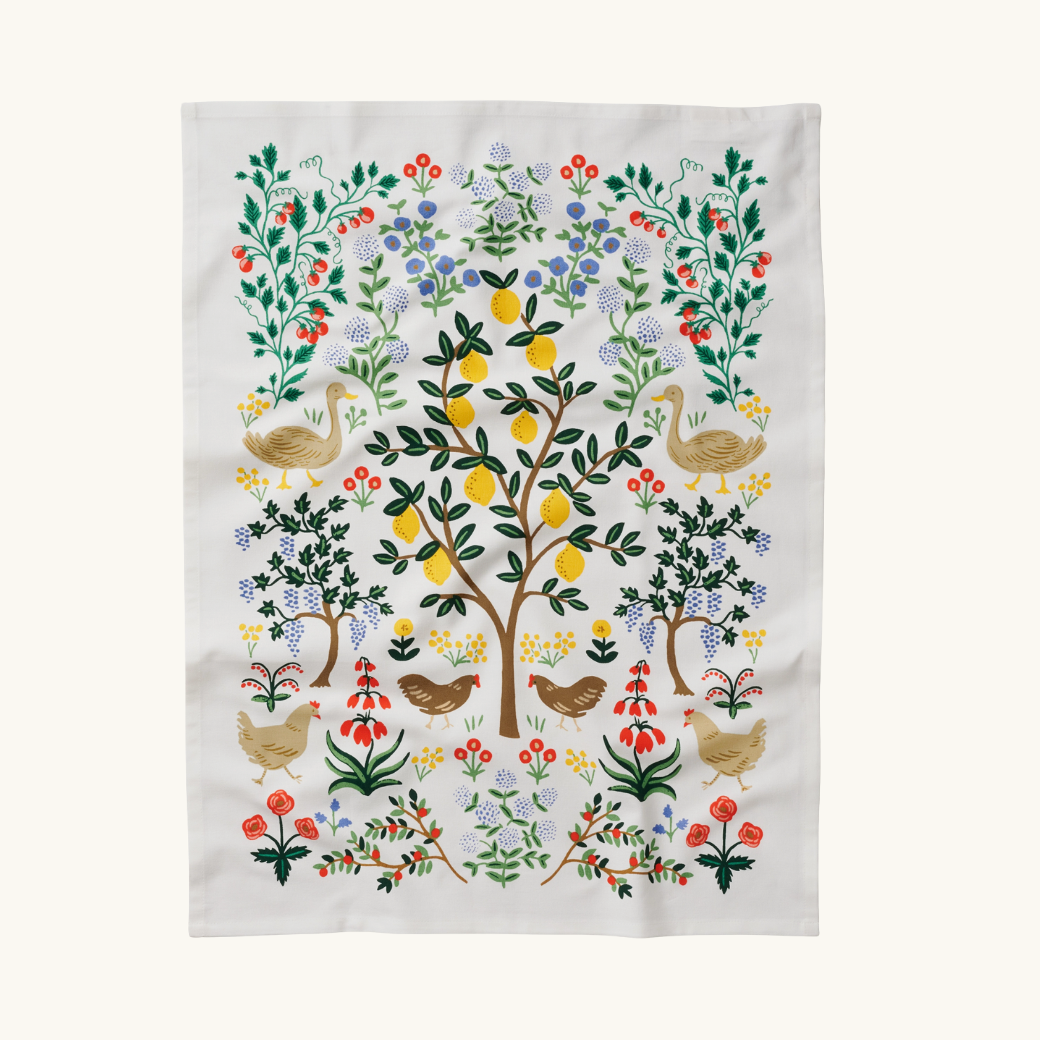 Country Farm Tea Towel