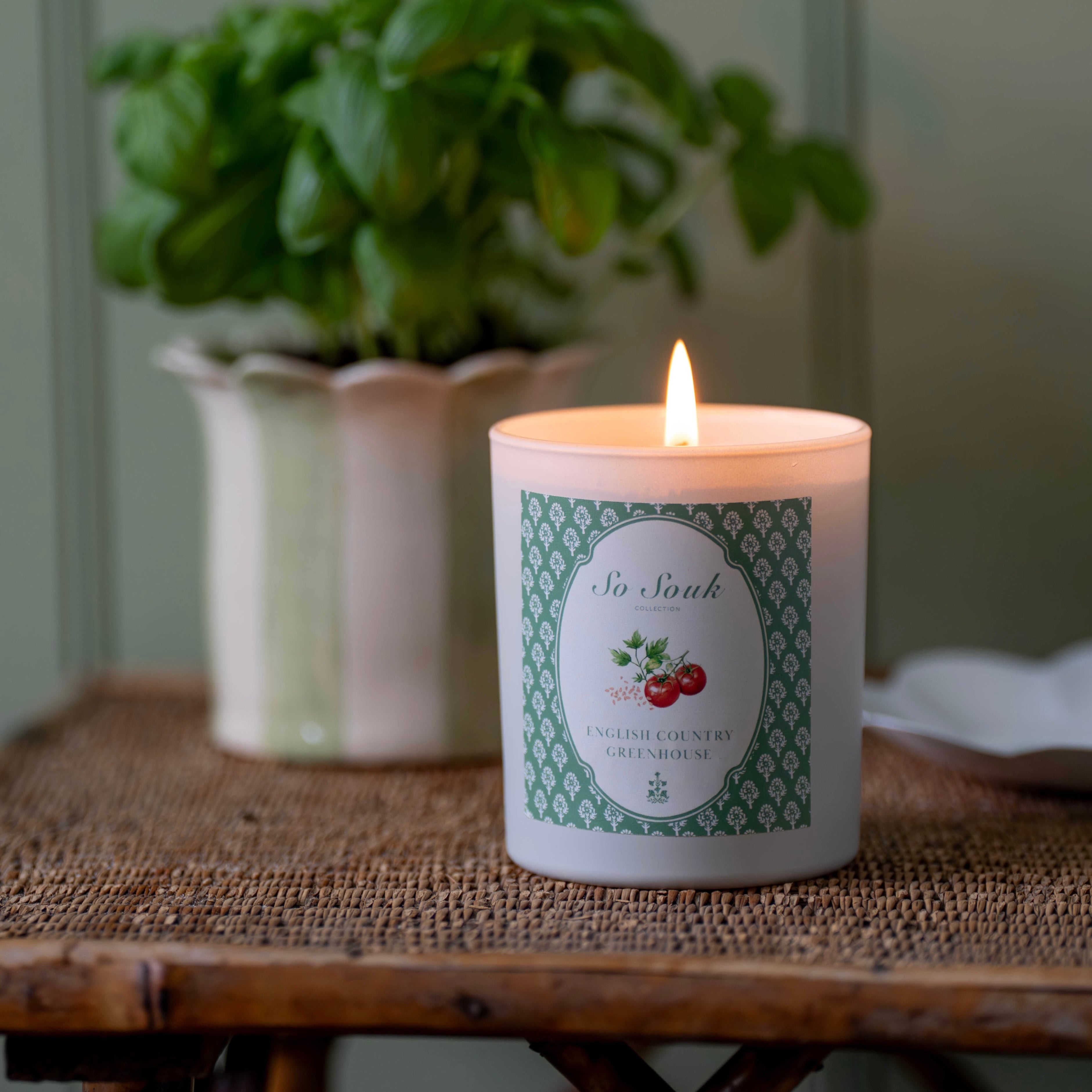English Country Greenhouse Luxury Candle