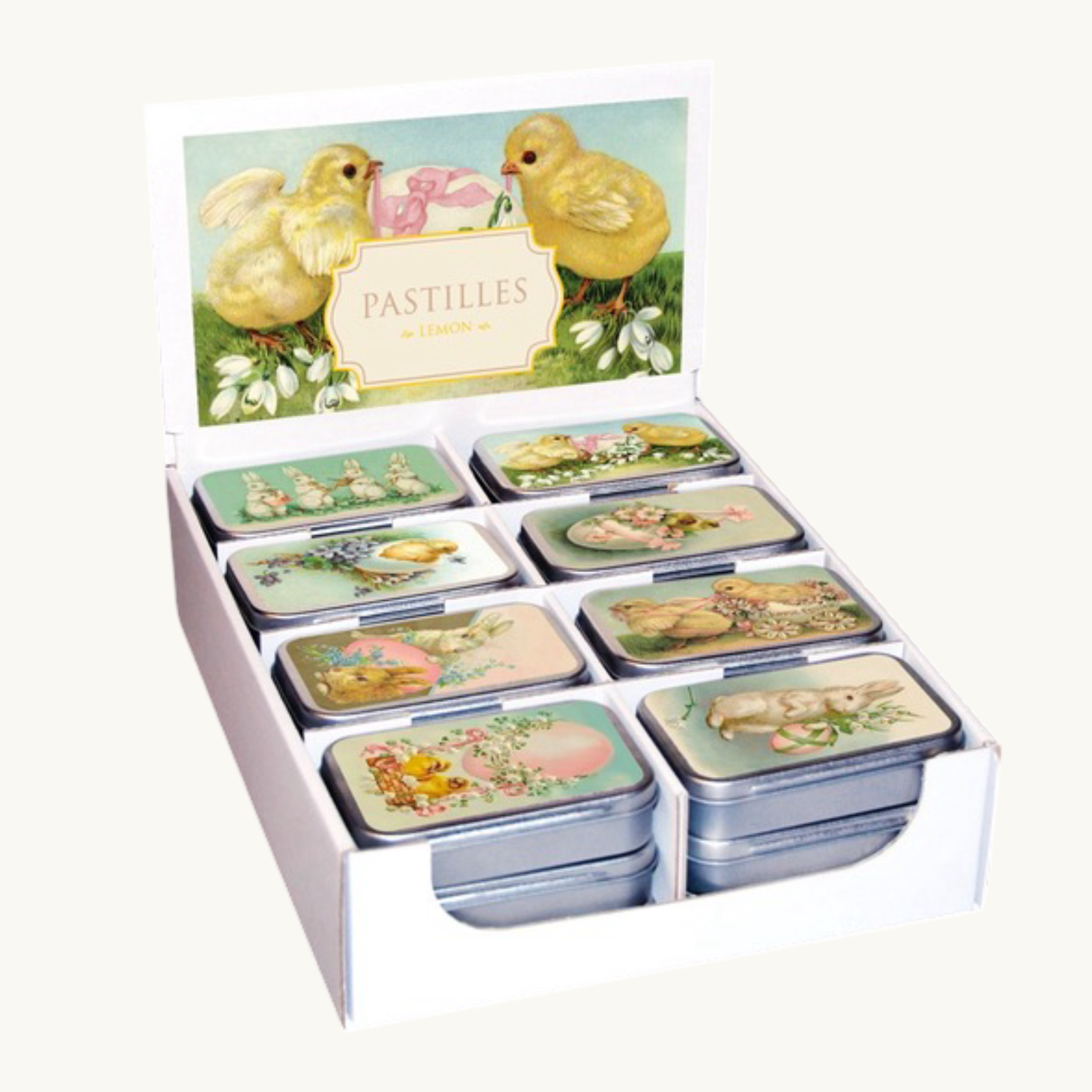 Vintage Easter Animals Pastille Tins