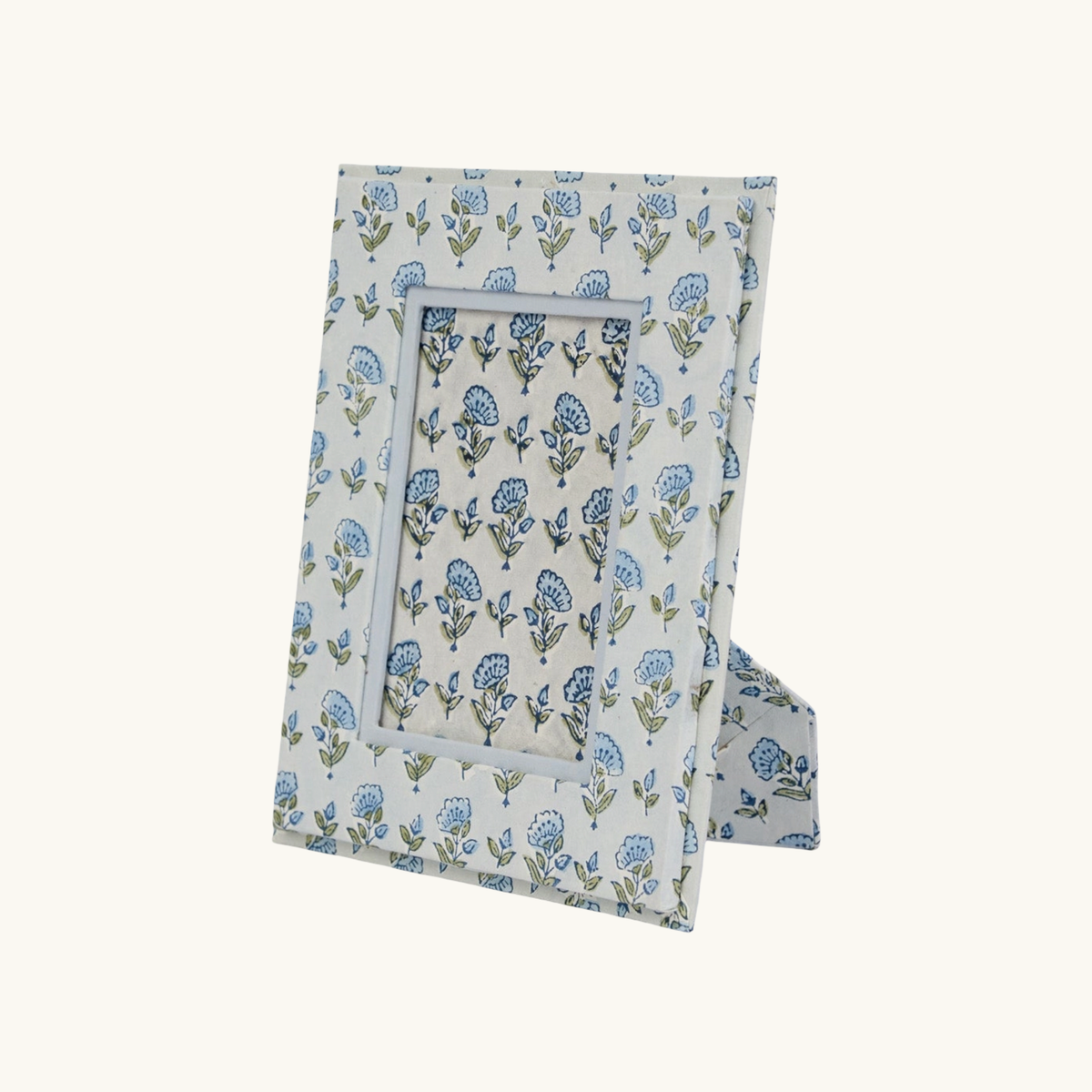 Blue Ditsy Floral Picture Frame