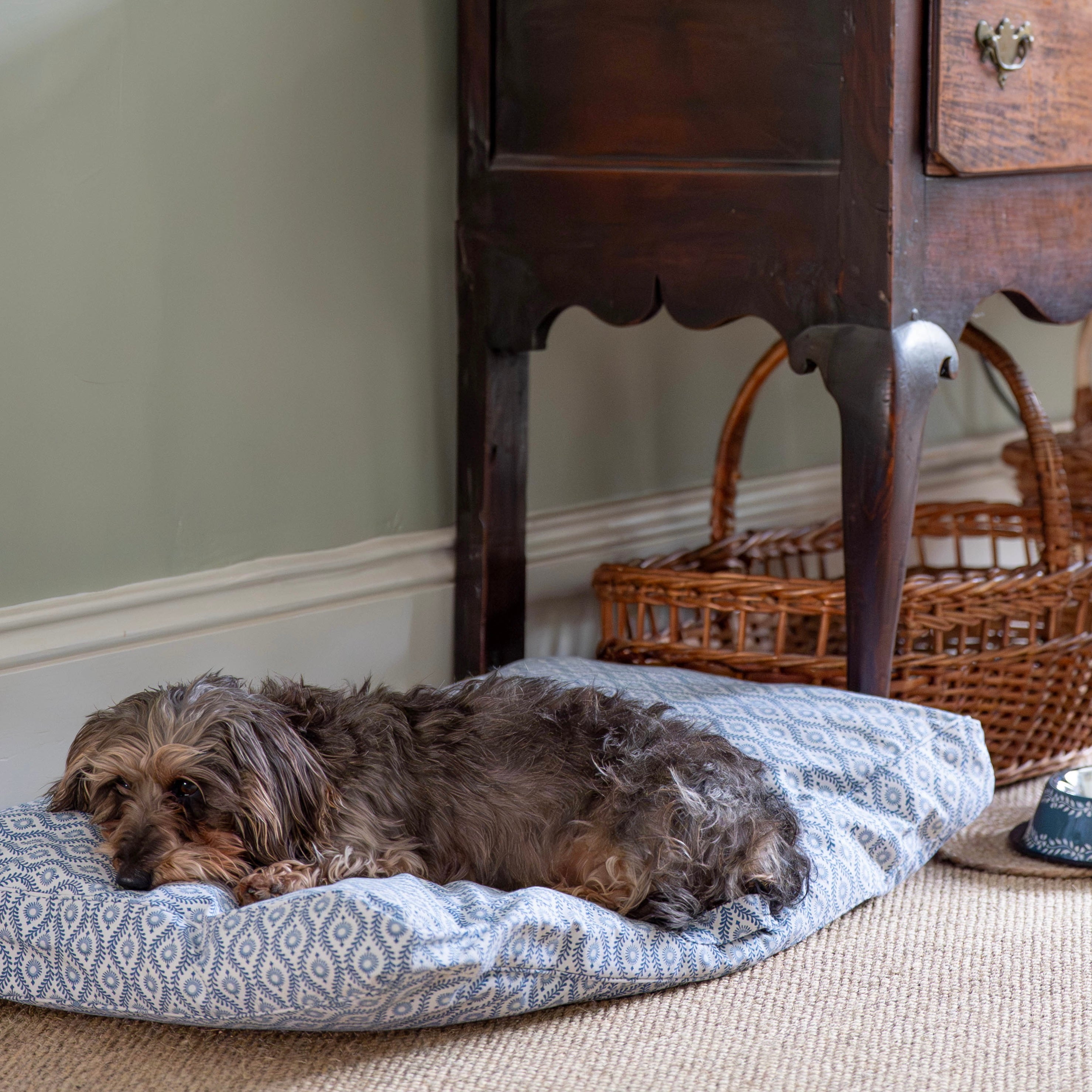 Blue Mila Dog Bed
