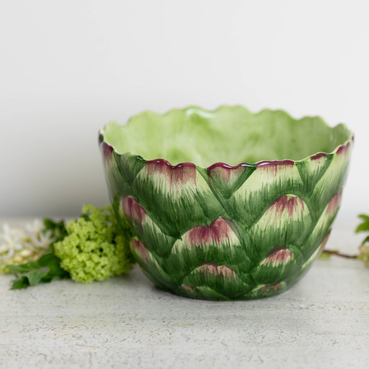 Ceramic Artichoke Bowl Small
