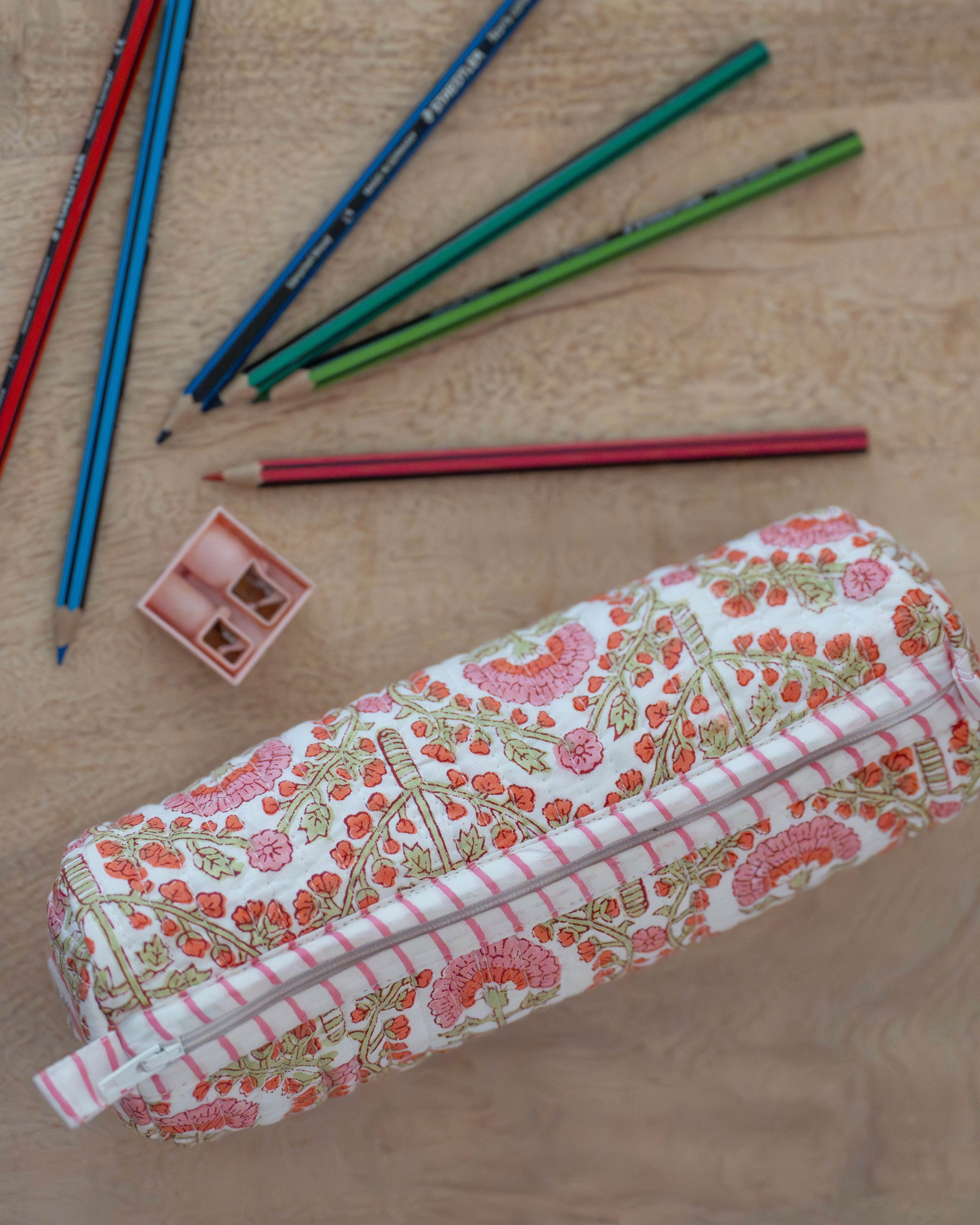 Pink Freya Pencil Case