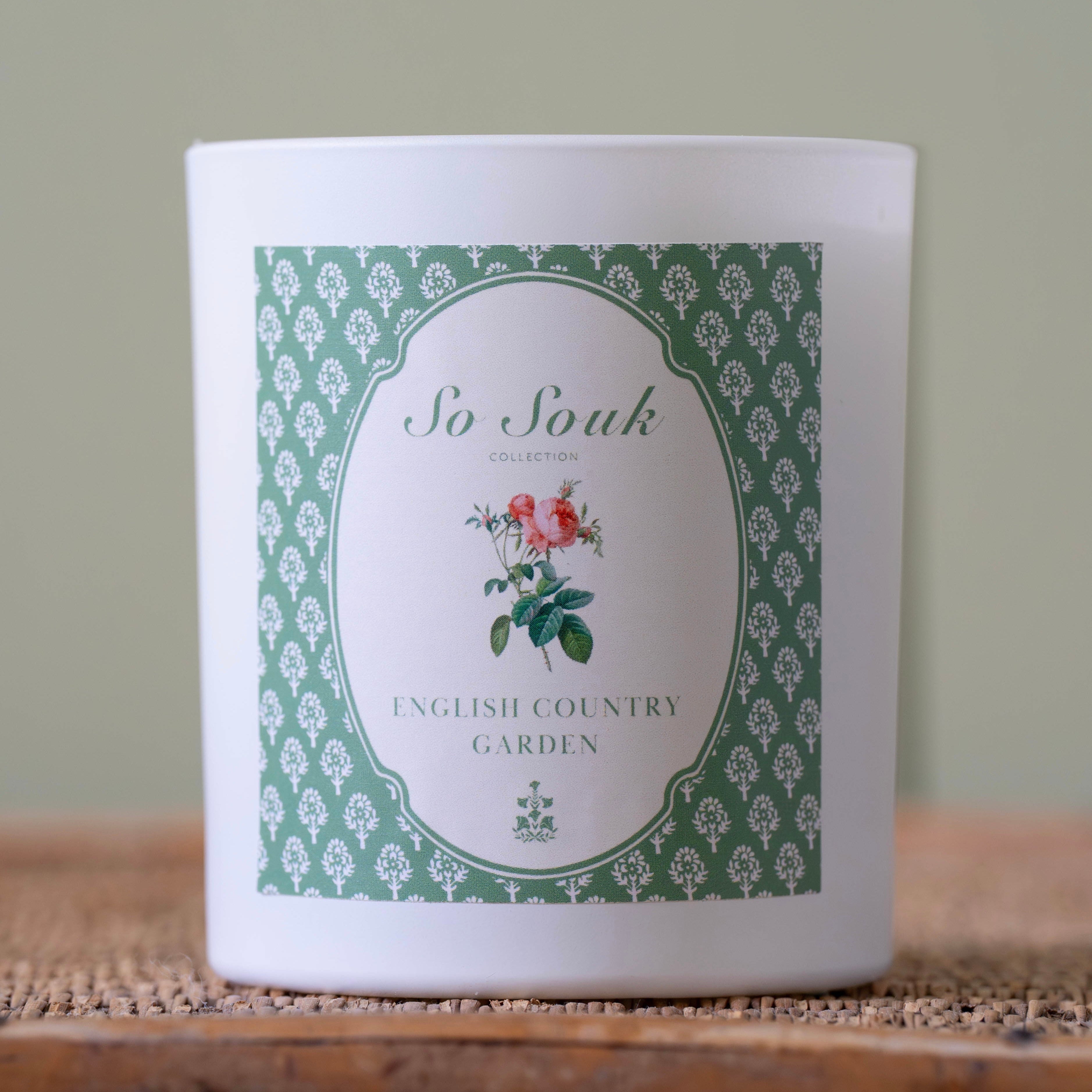 English Country Garden Luxury Candle