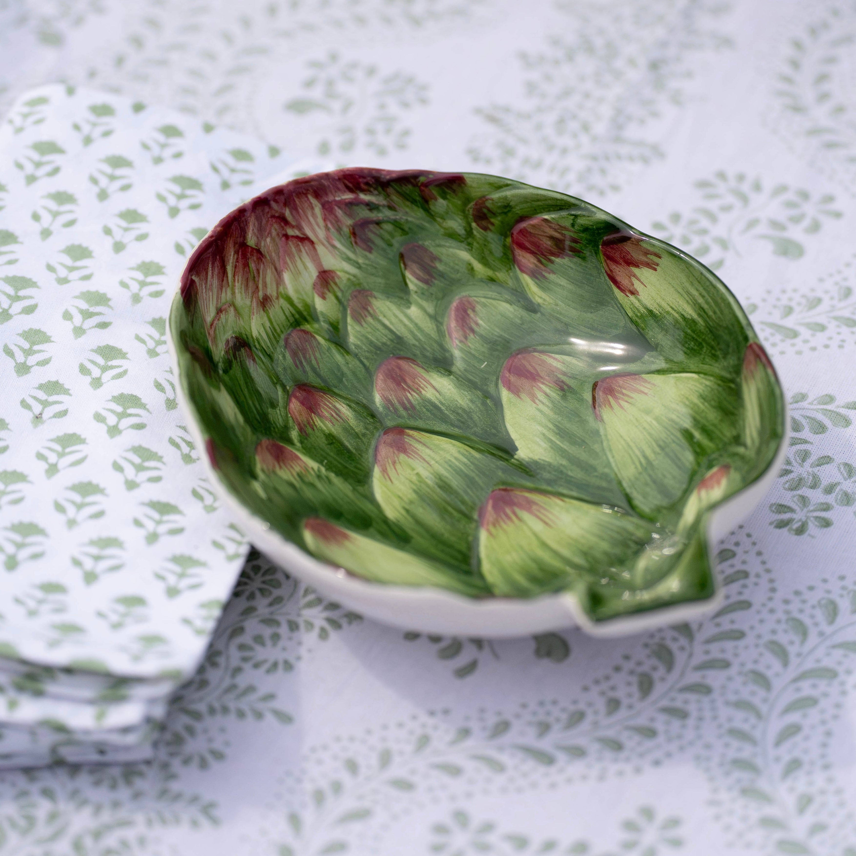 Ceramic Artichoke Shaped Bowl