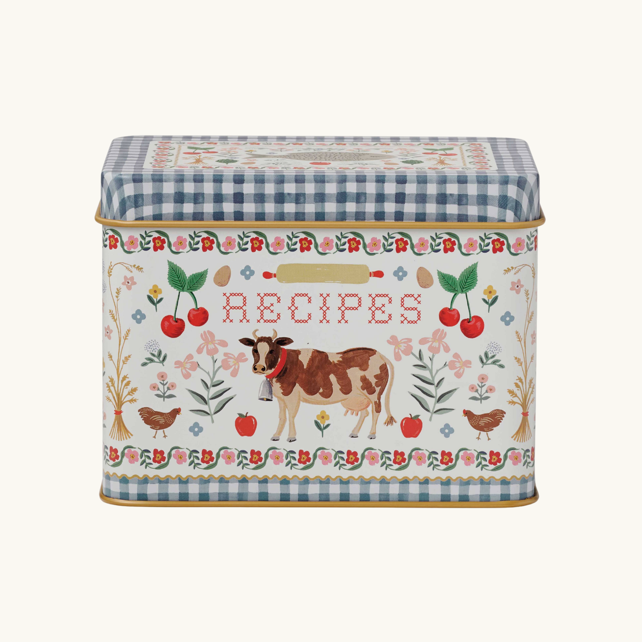 Country Farm Recipe Tin