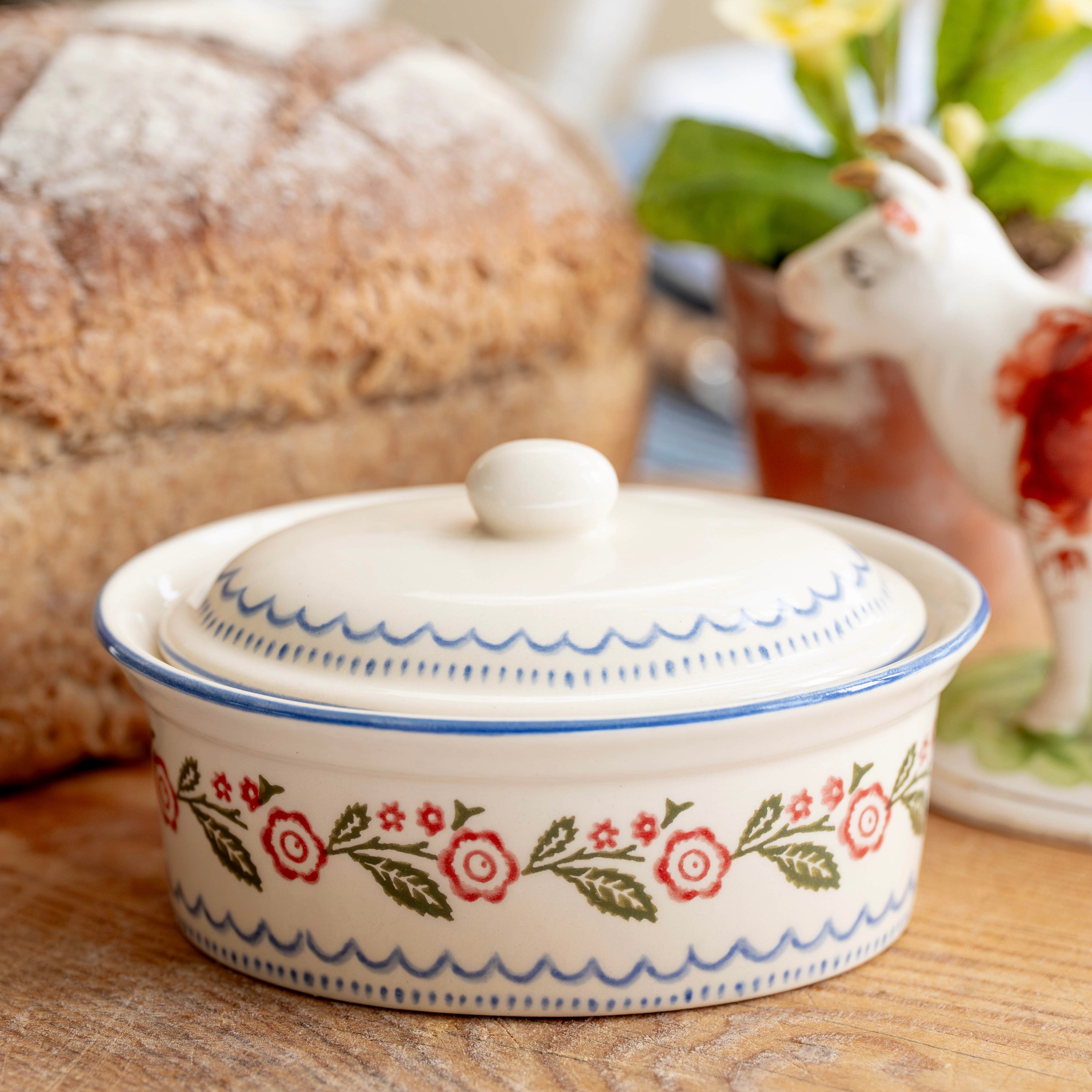 Creeping Briar Butter Dish