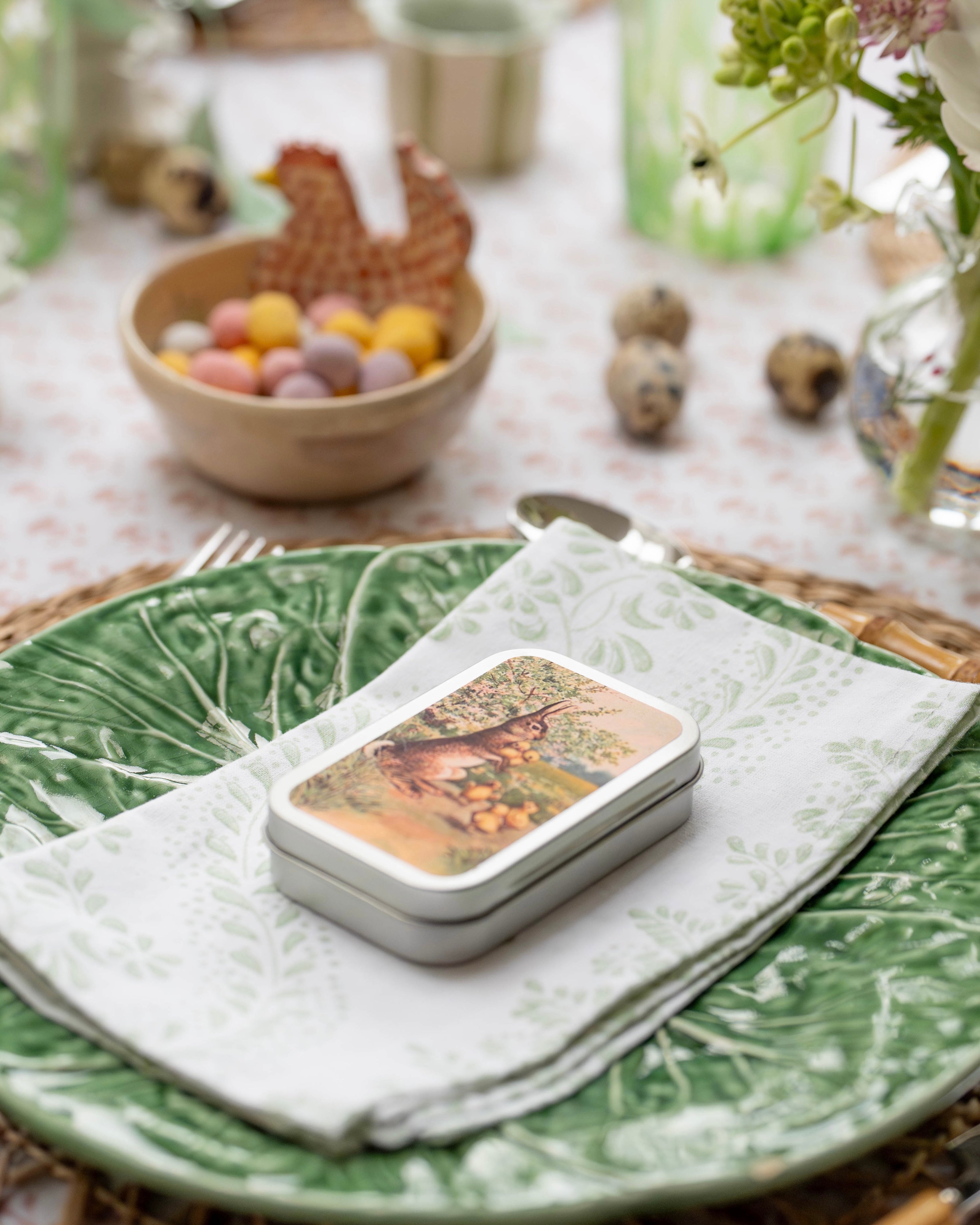 Green Rosalie Napkins