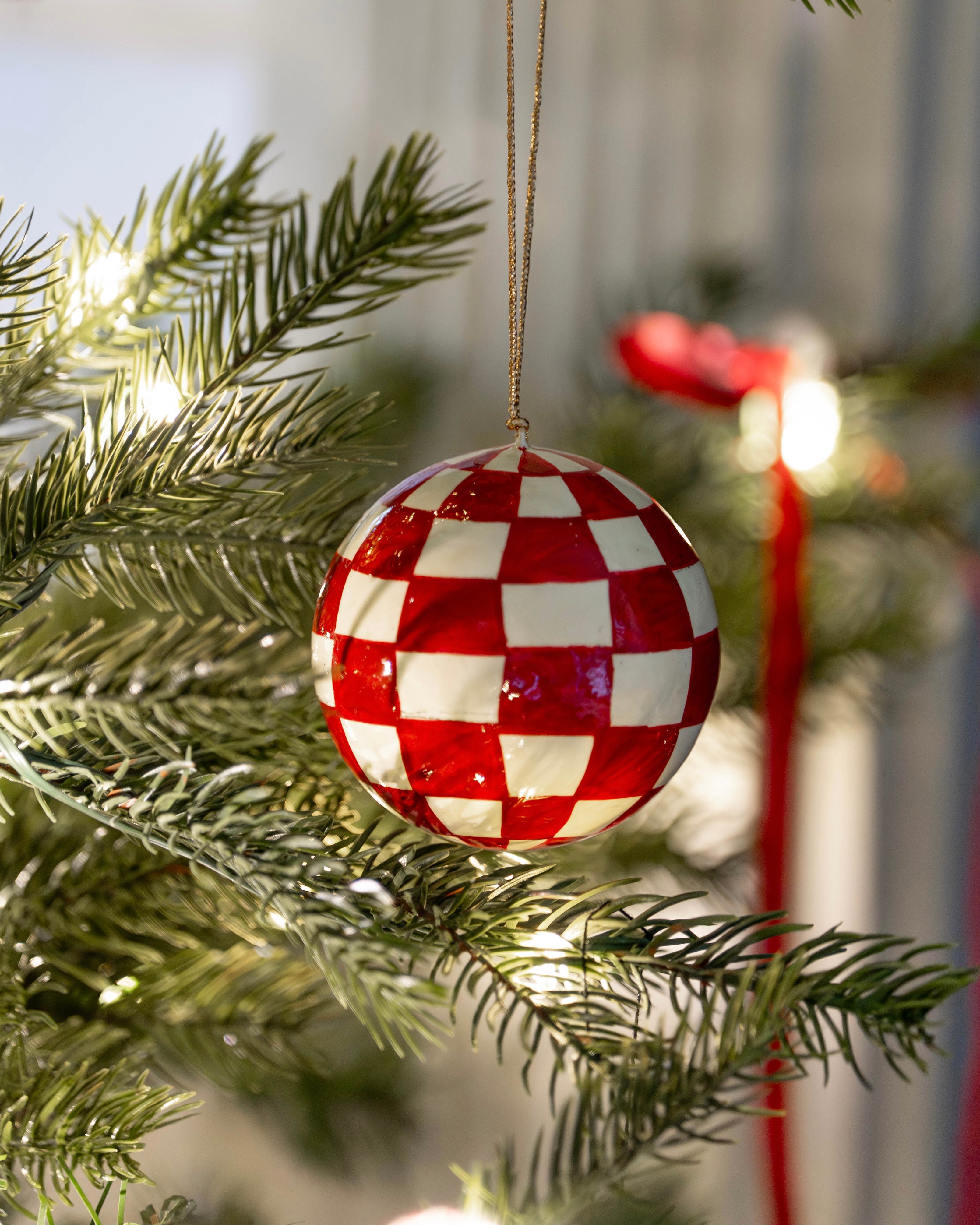Handpainted Festive Baubles (Set of 4)