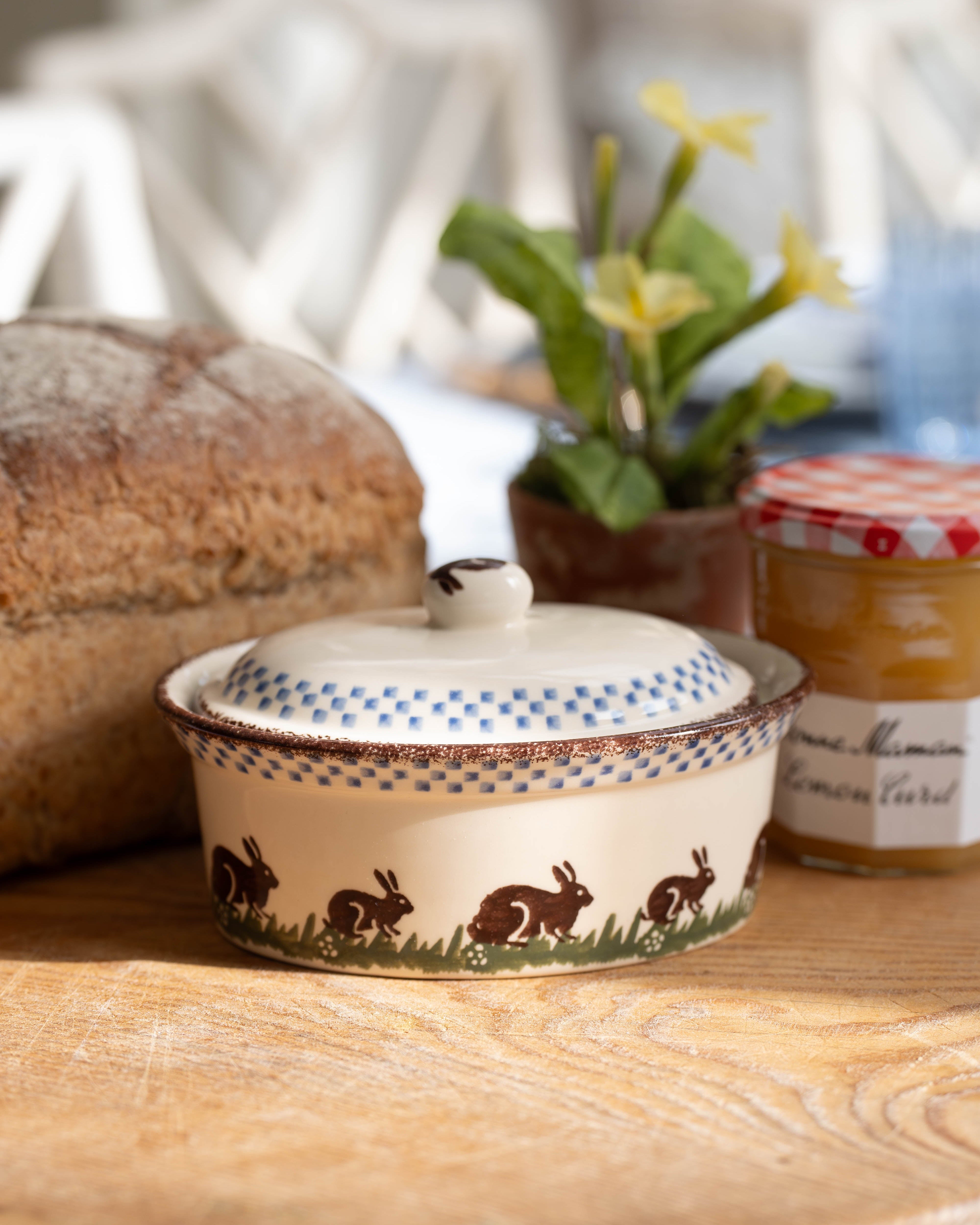 Rabbits Butter Dish