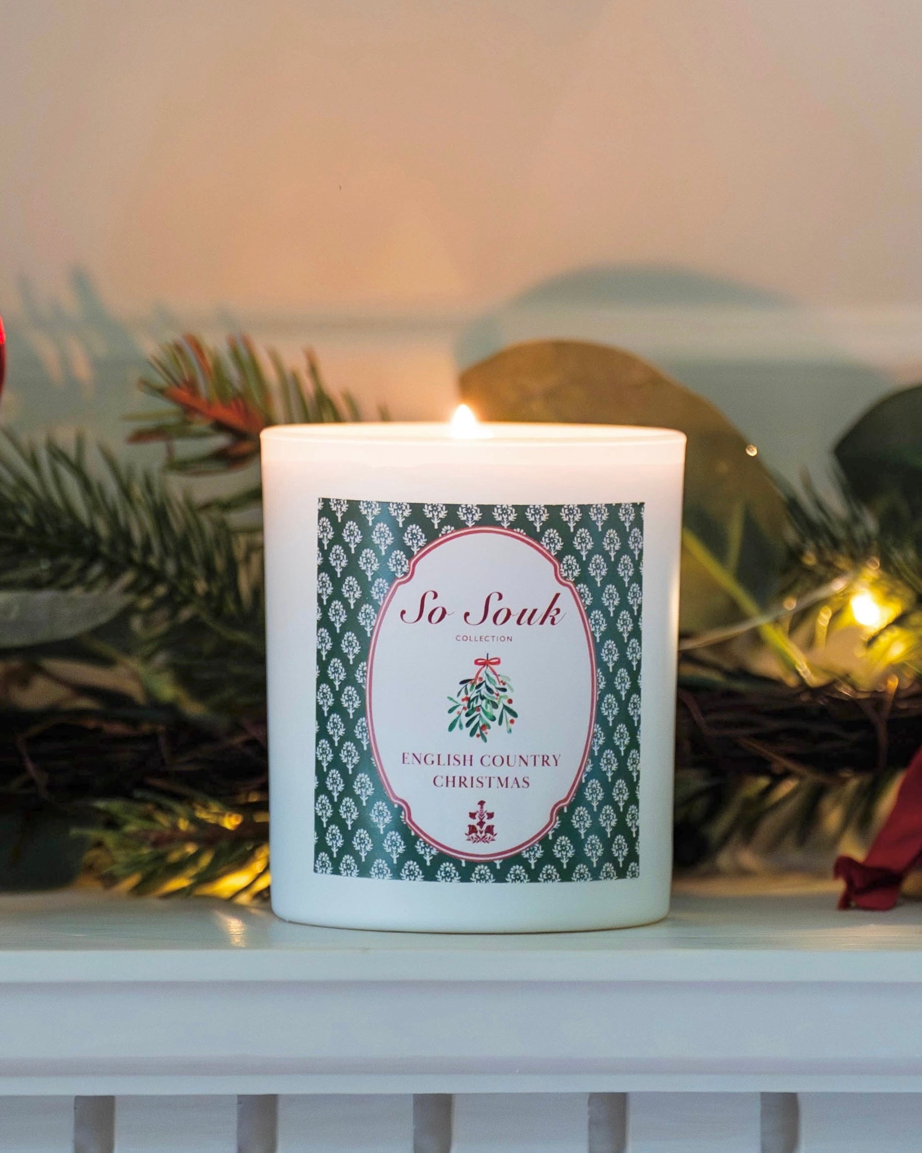English Country Christmas Luxury Candle