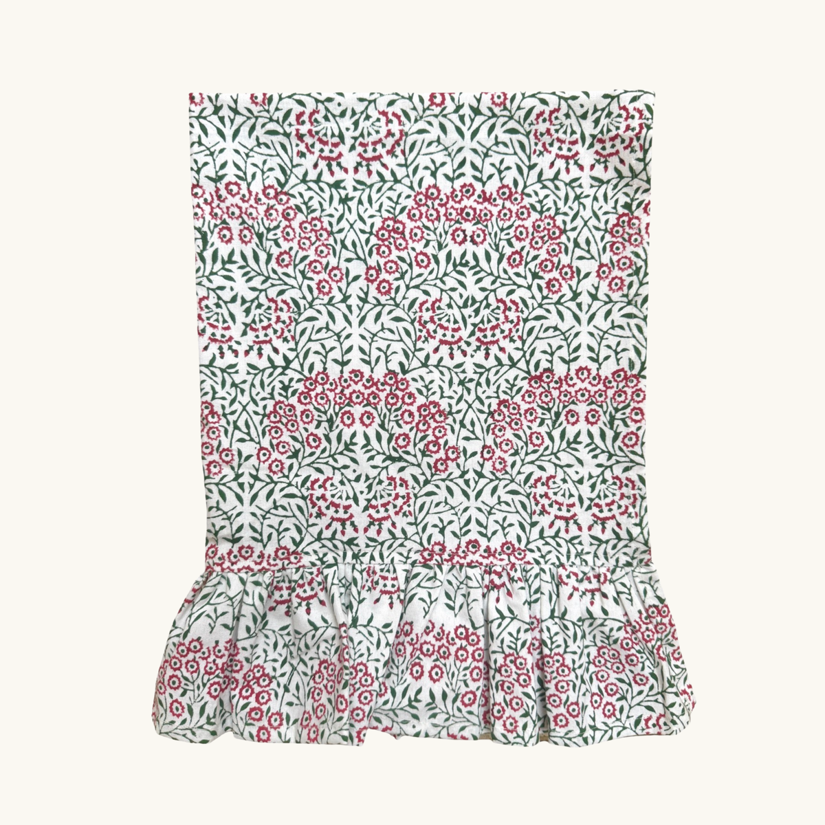Festive Flowers Frilled Kitchen Towel