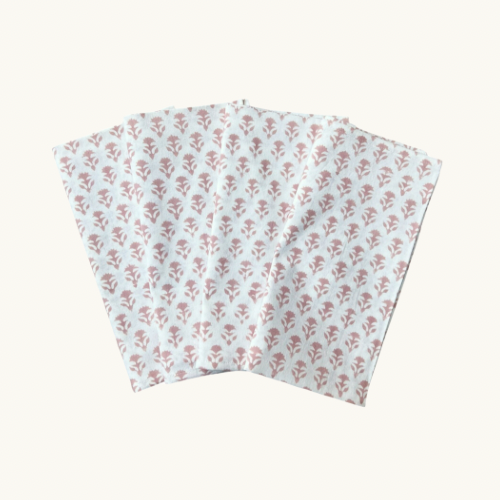 Blush Pink Carnation Napkins