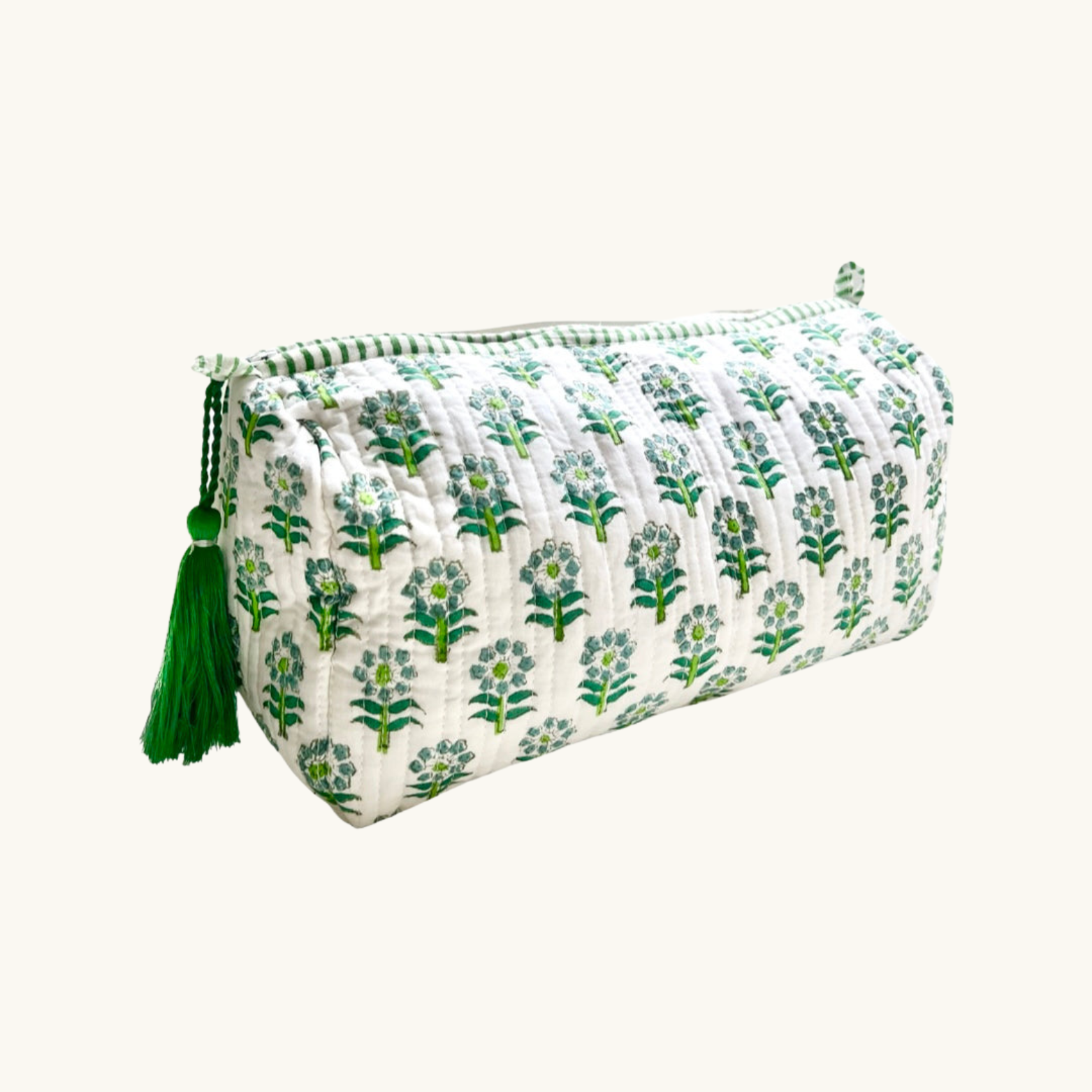 Everbloom Dusty Rose Glam & Go Quilted Cosmetic Bag main image 1