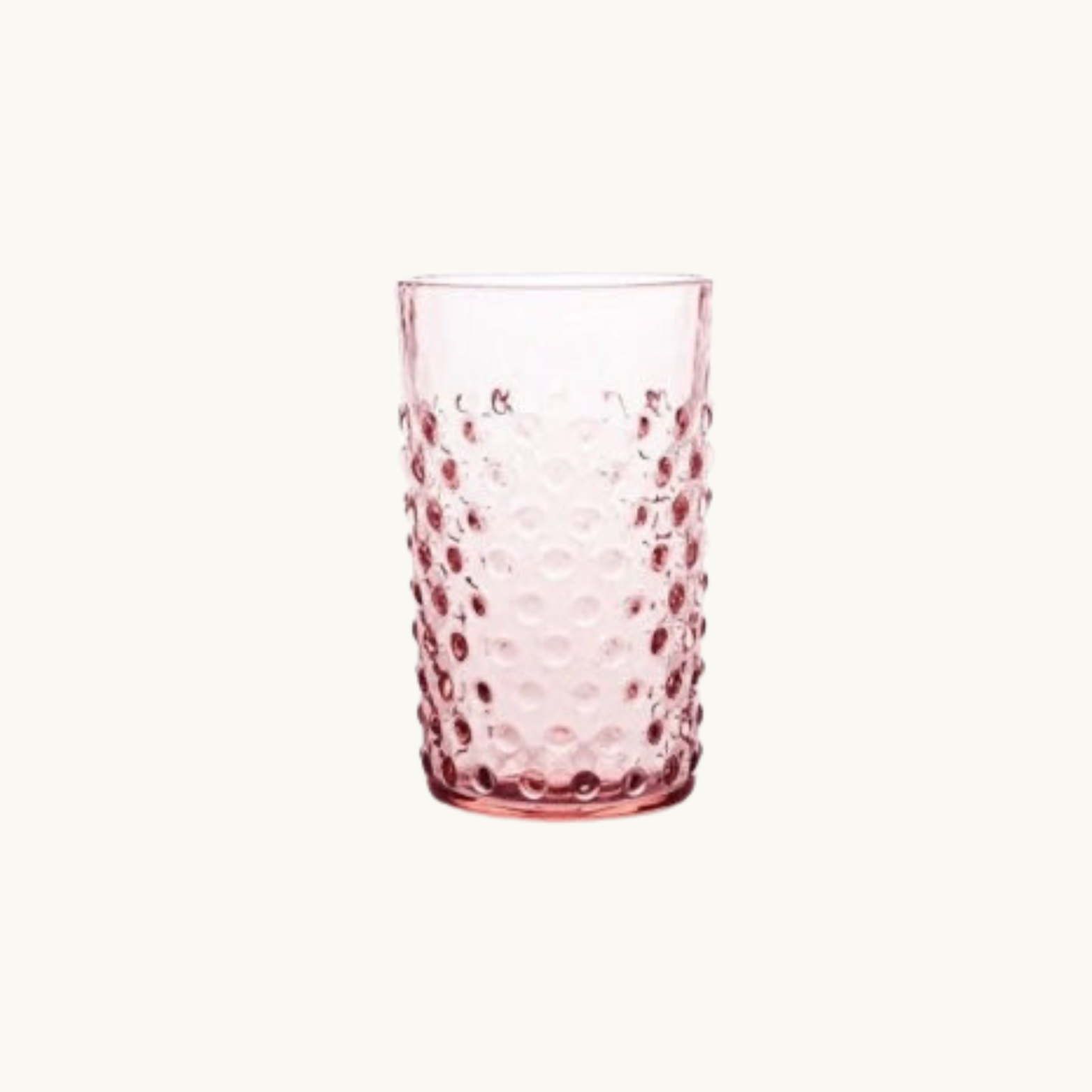 Hobnail Glasses Rose Pink (Set of 6)