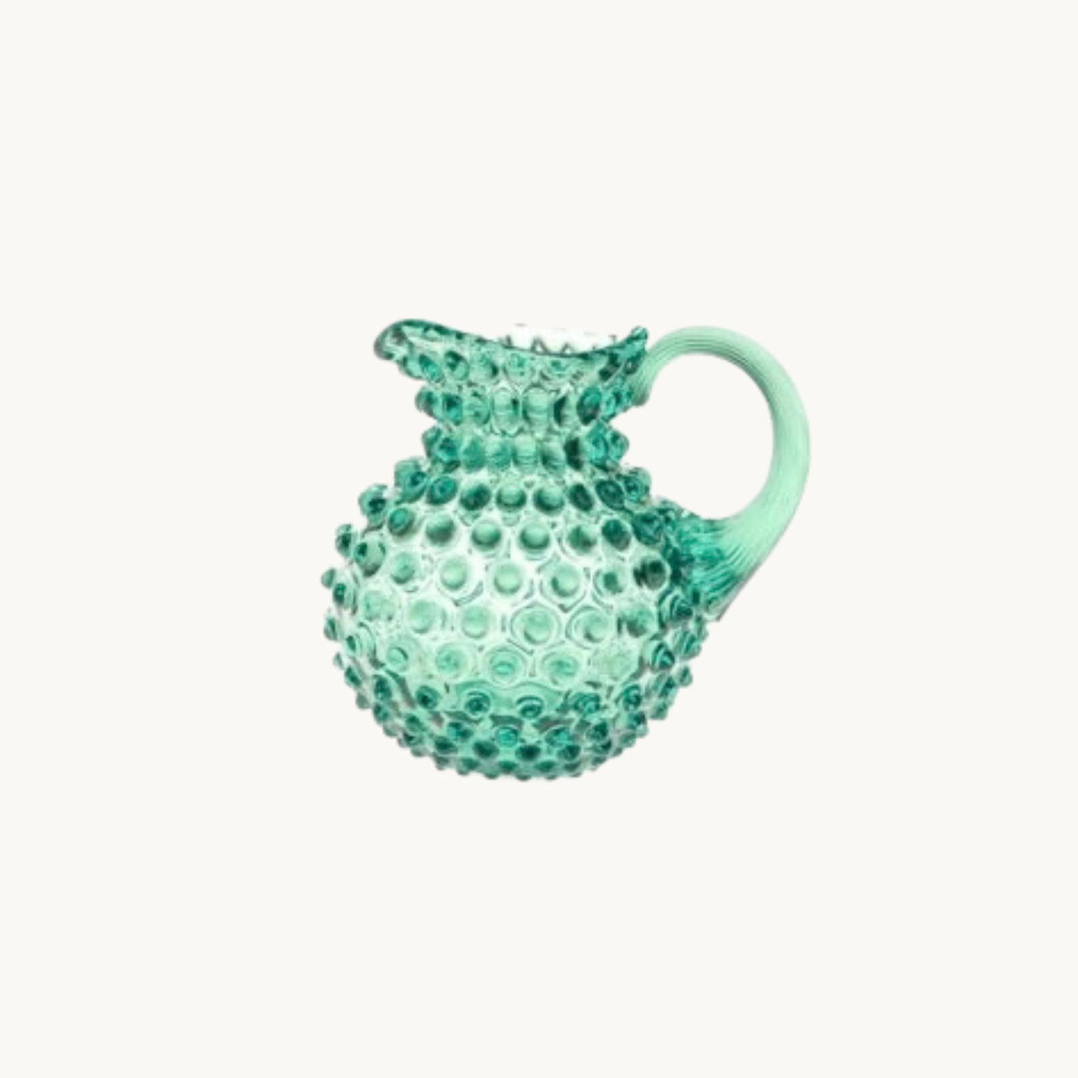 Hobnail Creamer Jug Beryl (500ml)