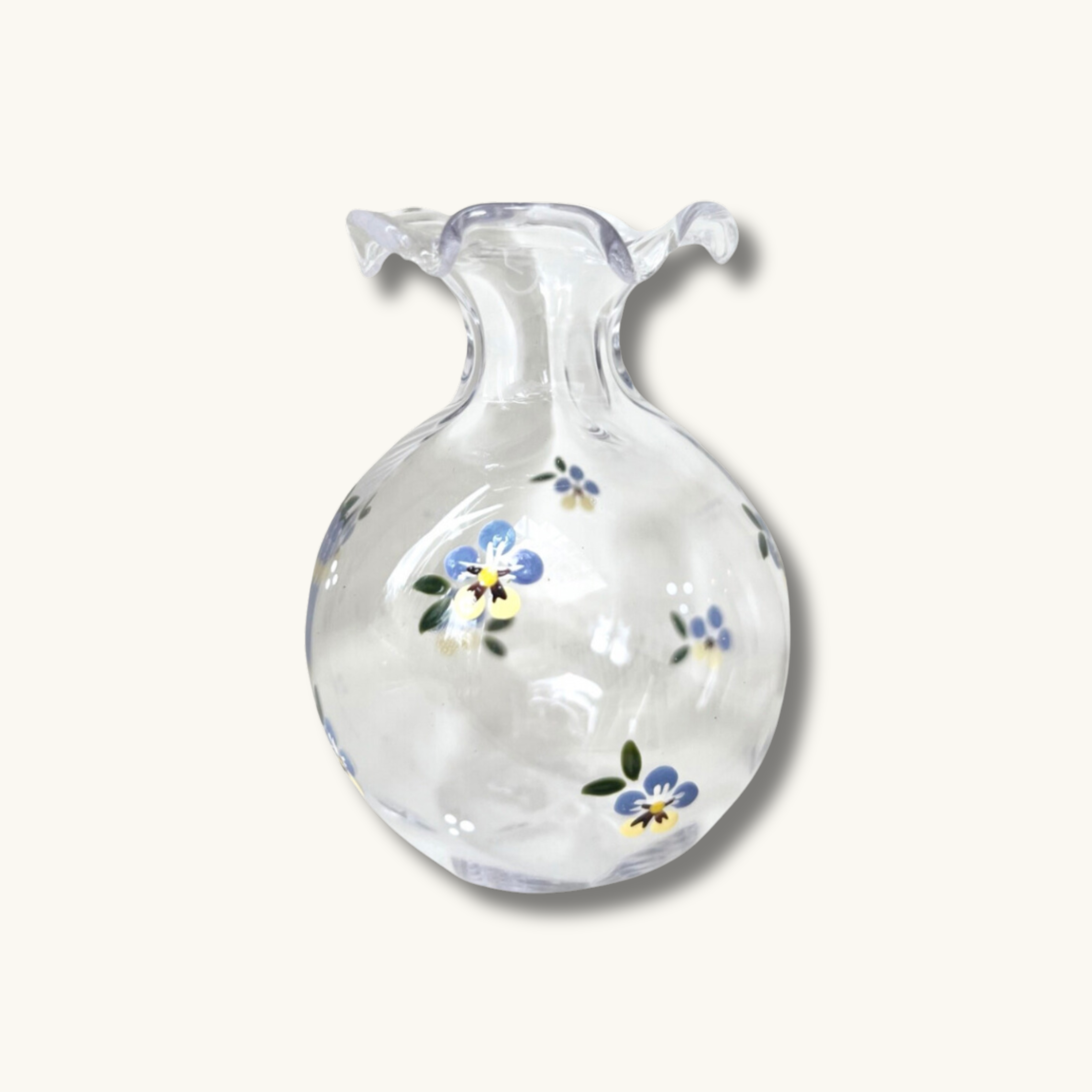 Pansy Ditsy Bud Vase