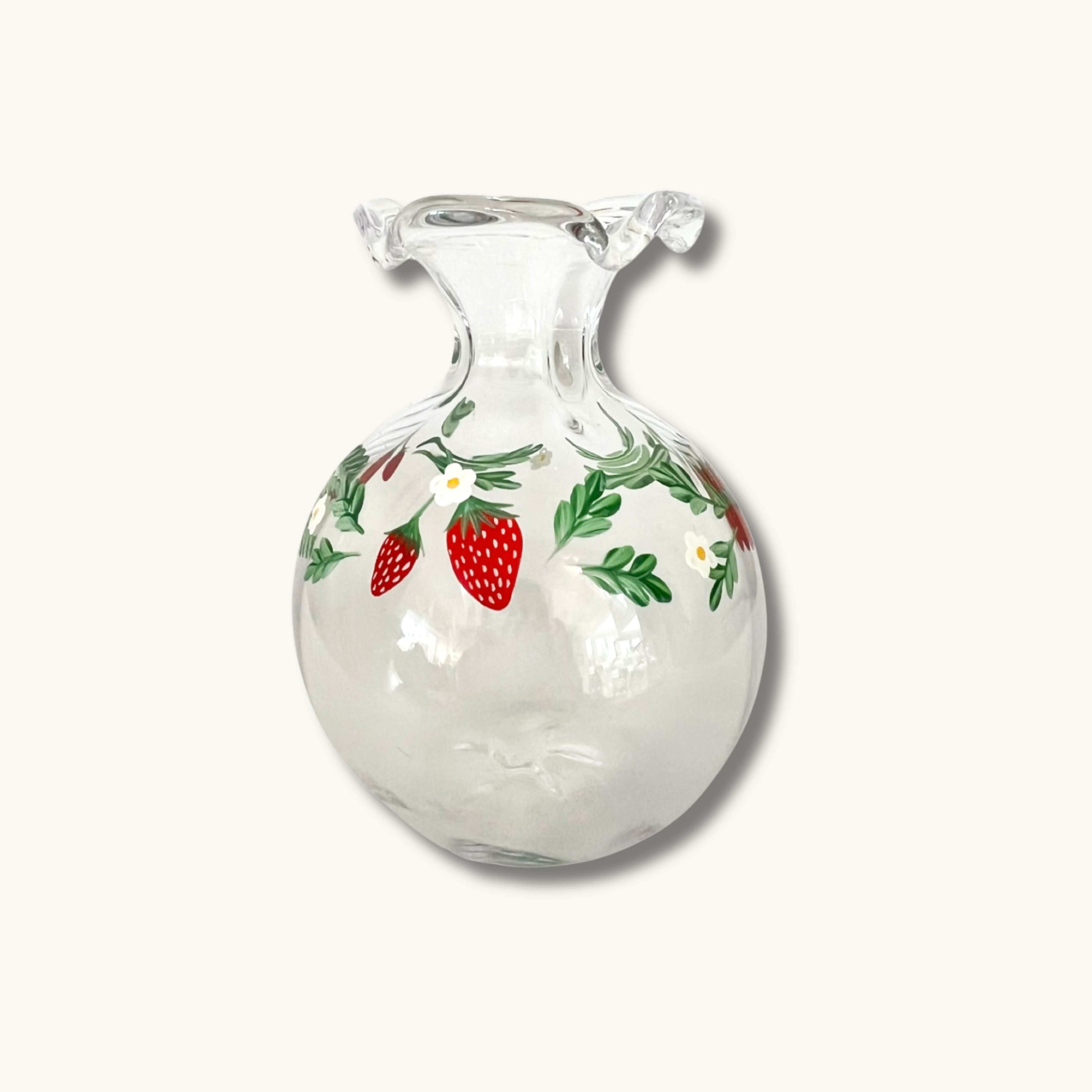 Wild Strawberries Ditsy Bud Vase