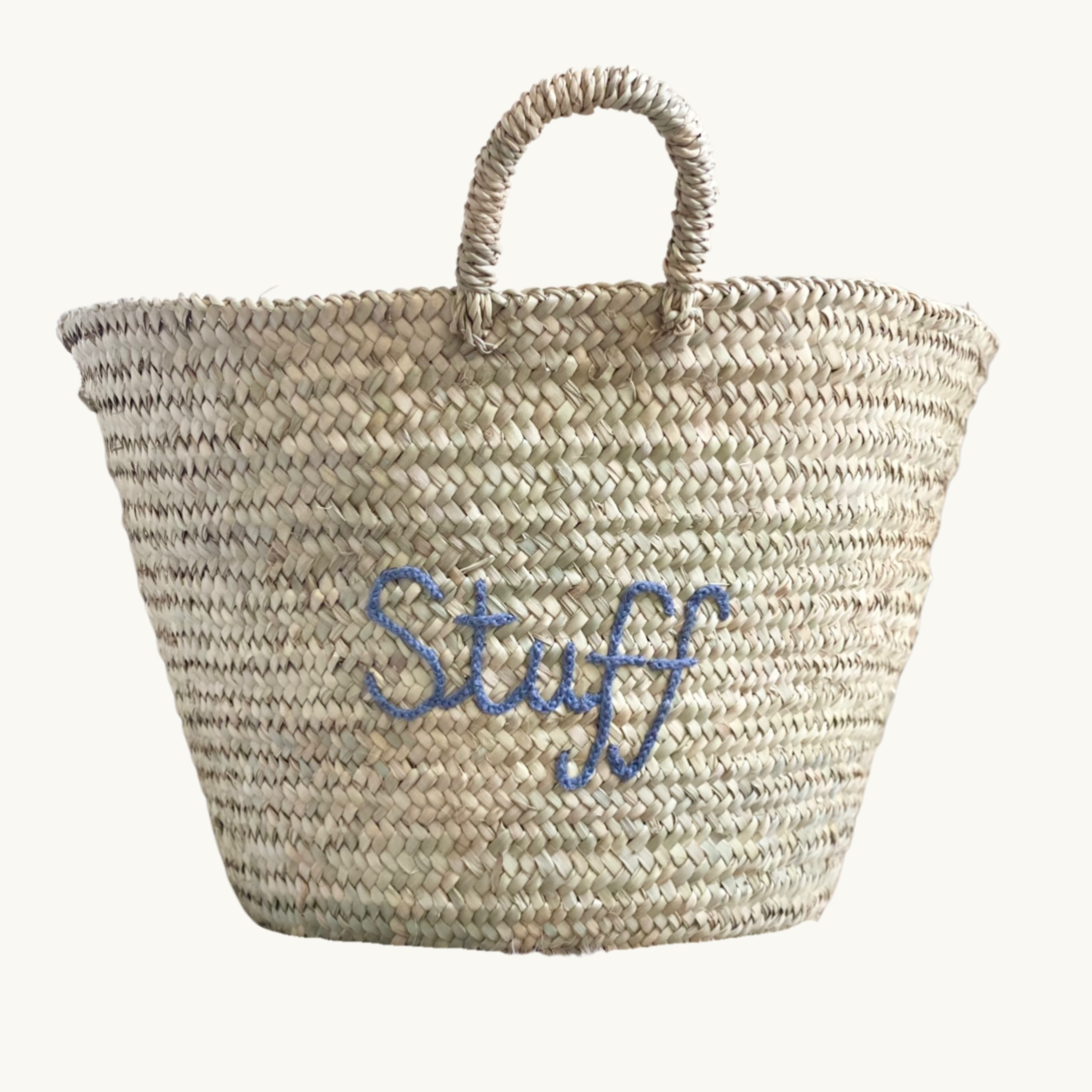 Rustic Round 'Stuff' Basket