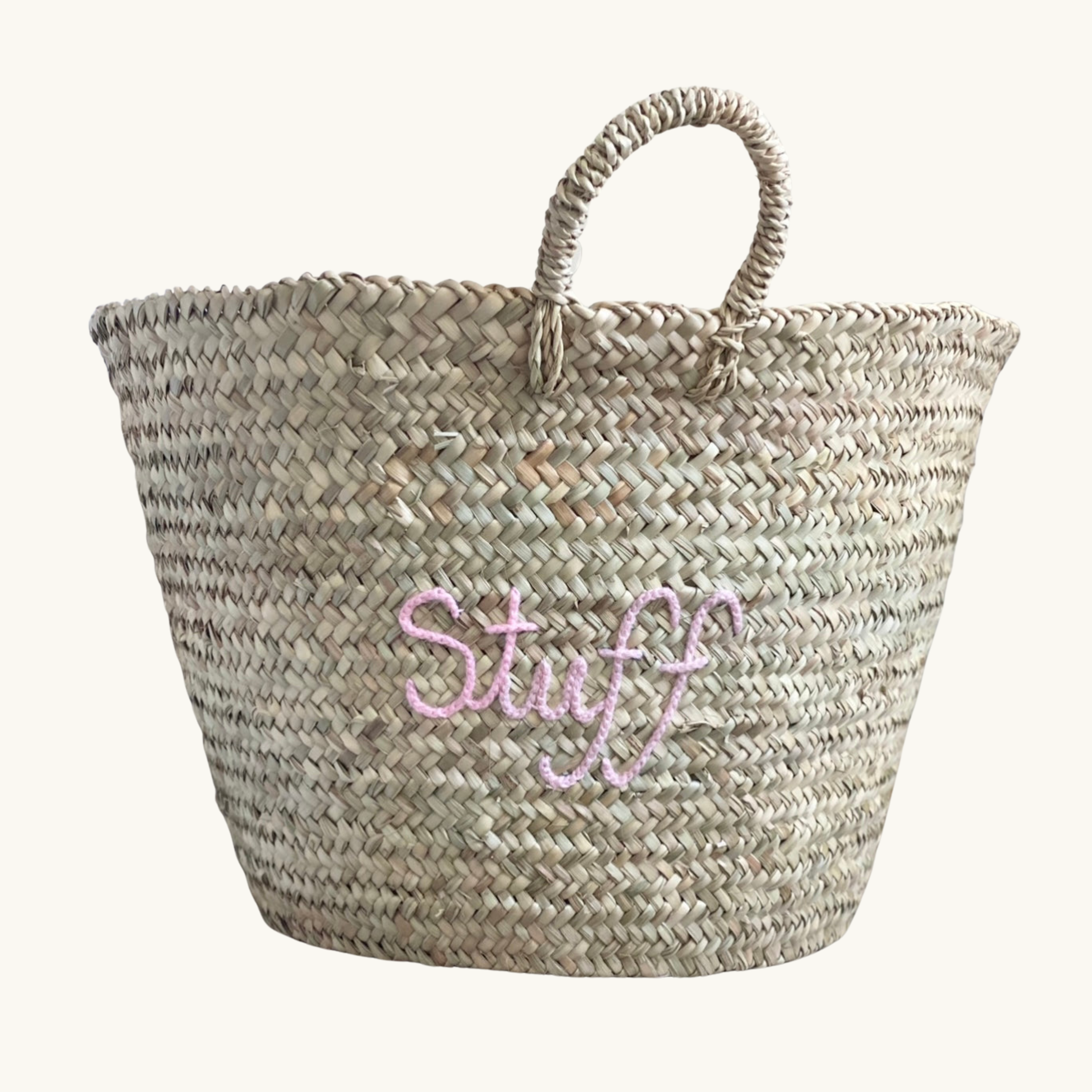 Rustic Round 'Stuff' Basket