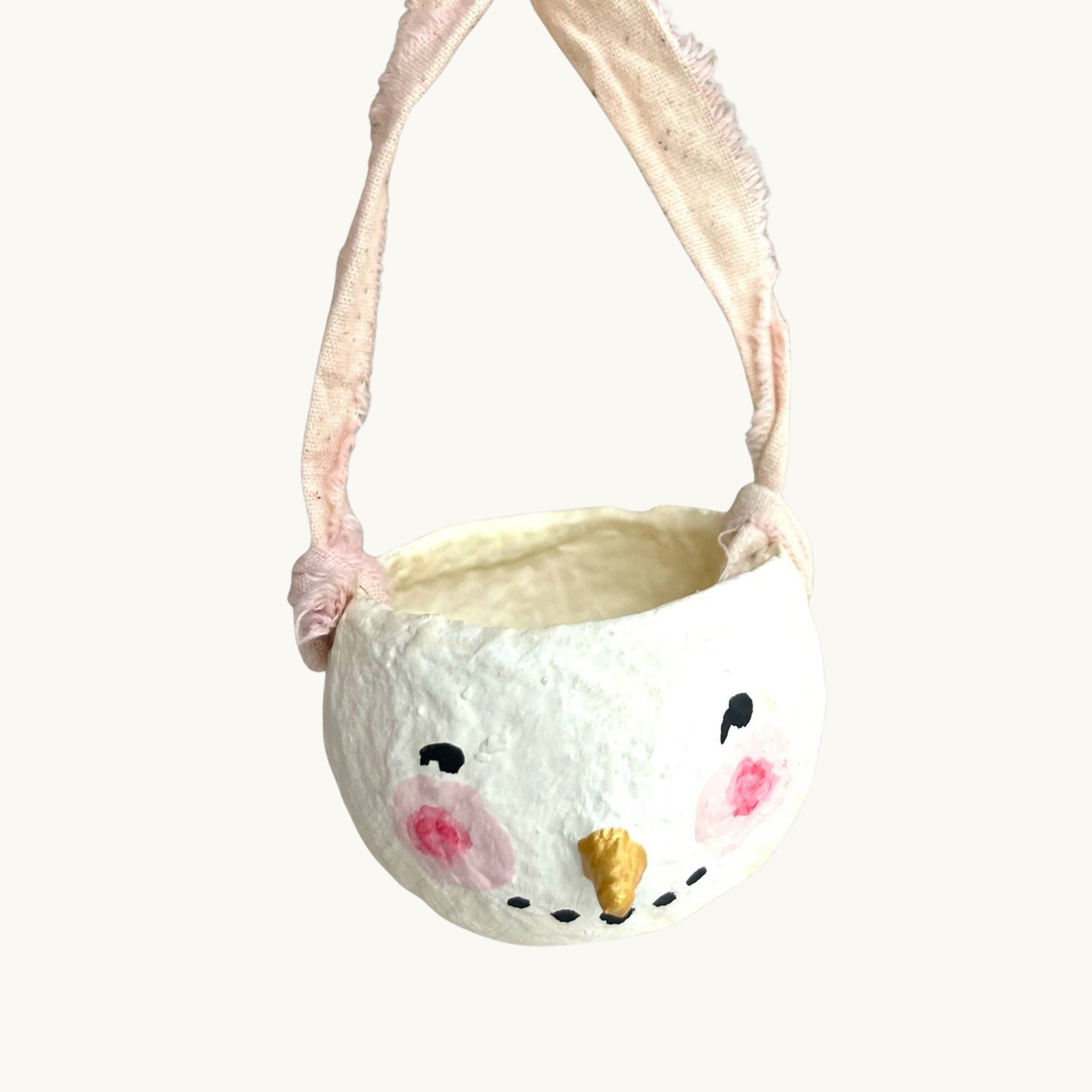 Snowman Mini Bowl Hanging Decoration