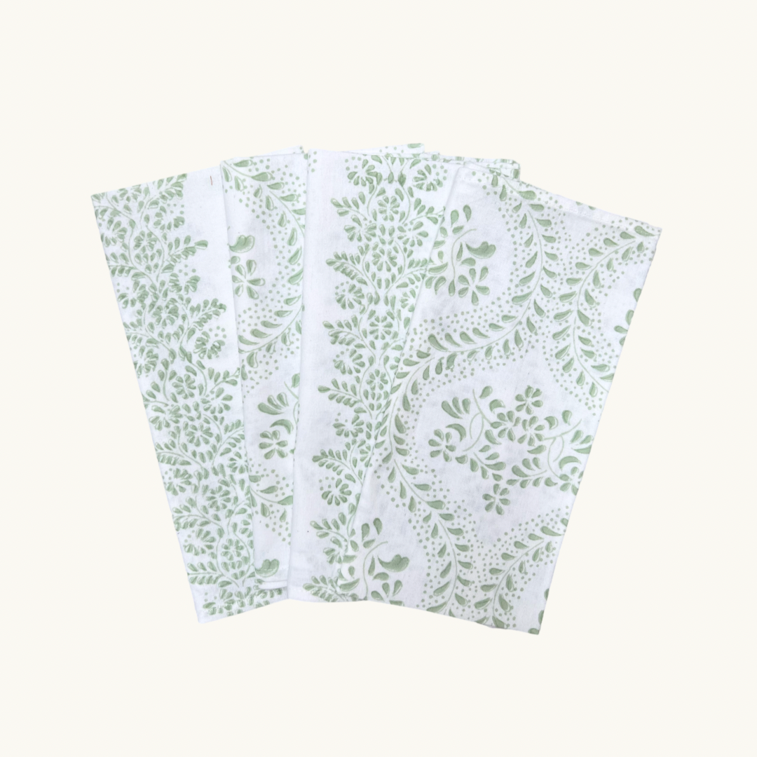 Green Rosalie Napkins