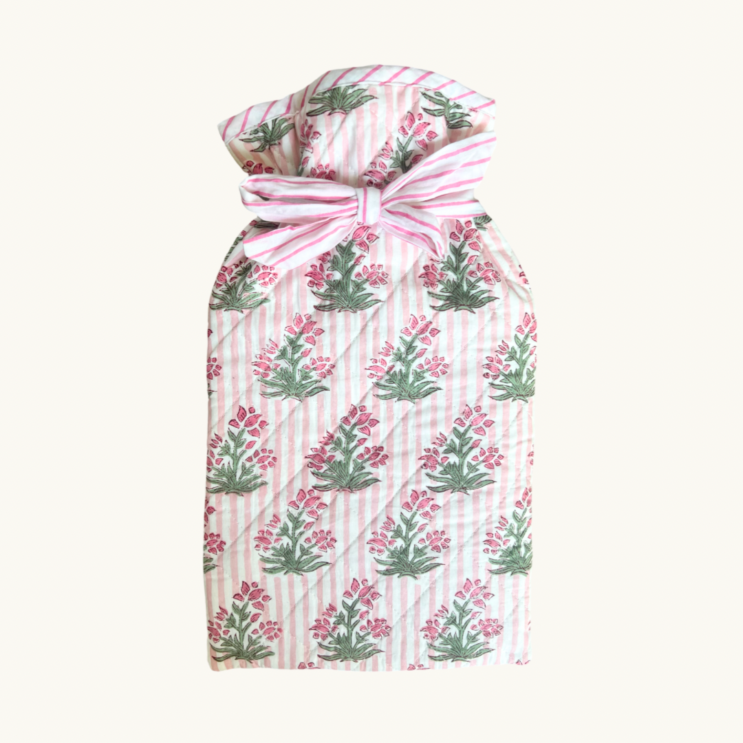 Pink Johari Hot Water Bottle