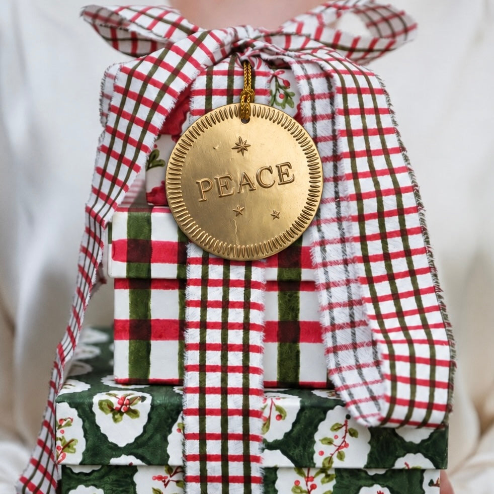 Peace Gold Hanging Decoration