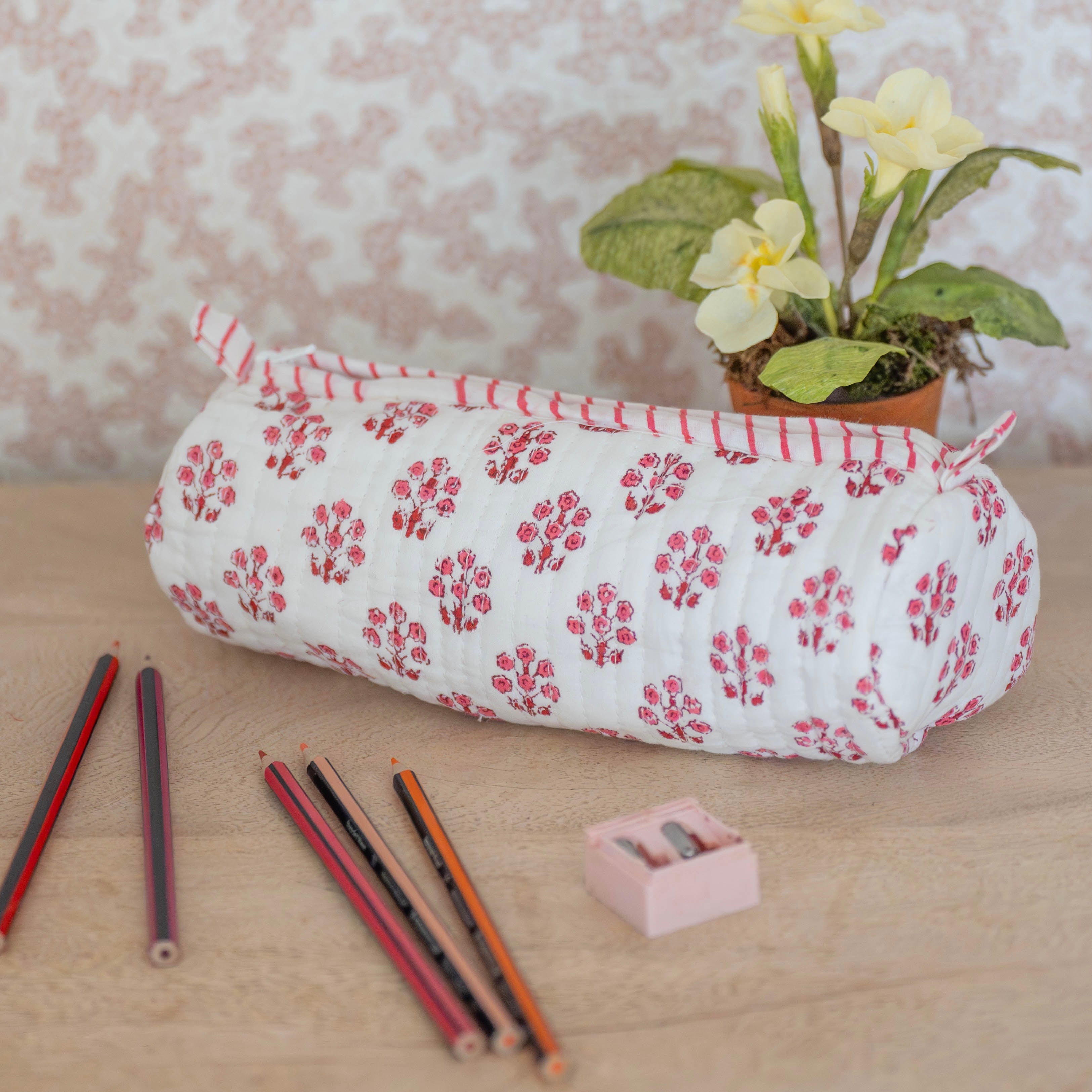 Pink Daphne Pencil Case