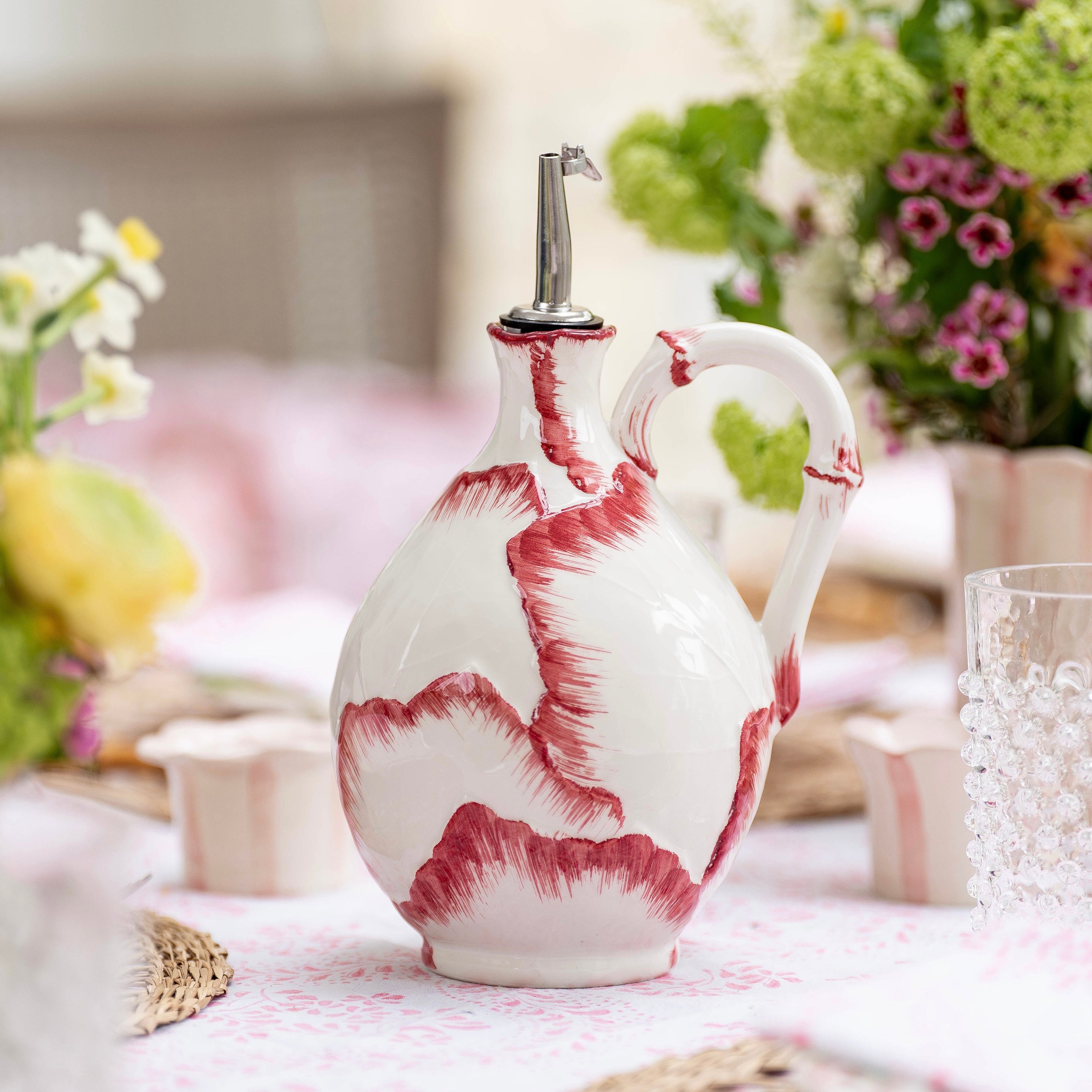 Pink Raddichio Leaf Oil Pourer