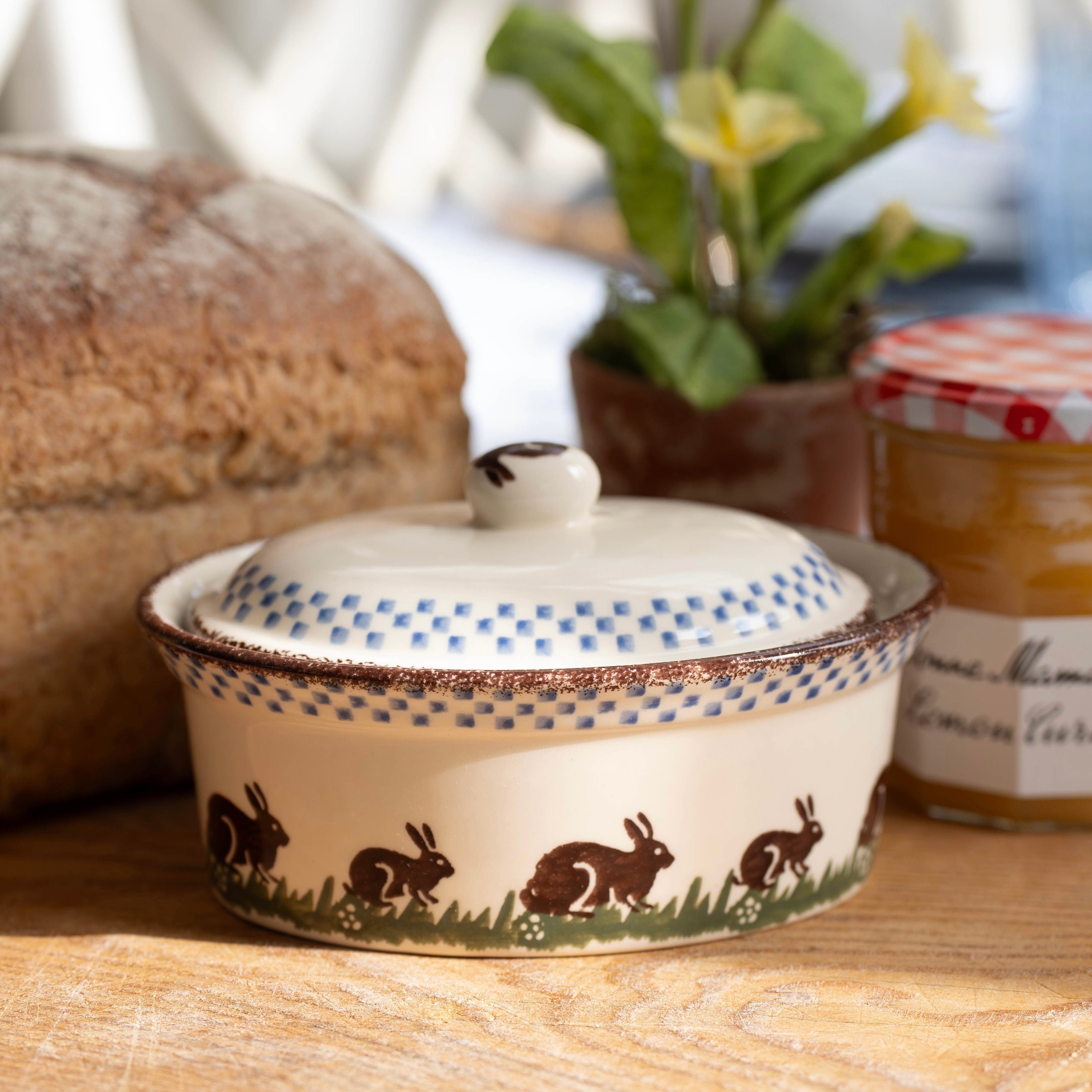 Rabbits Butter Dish