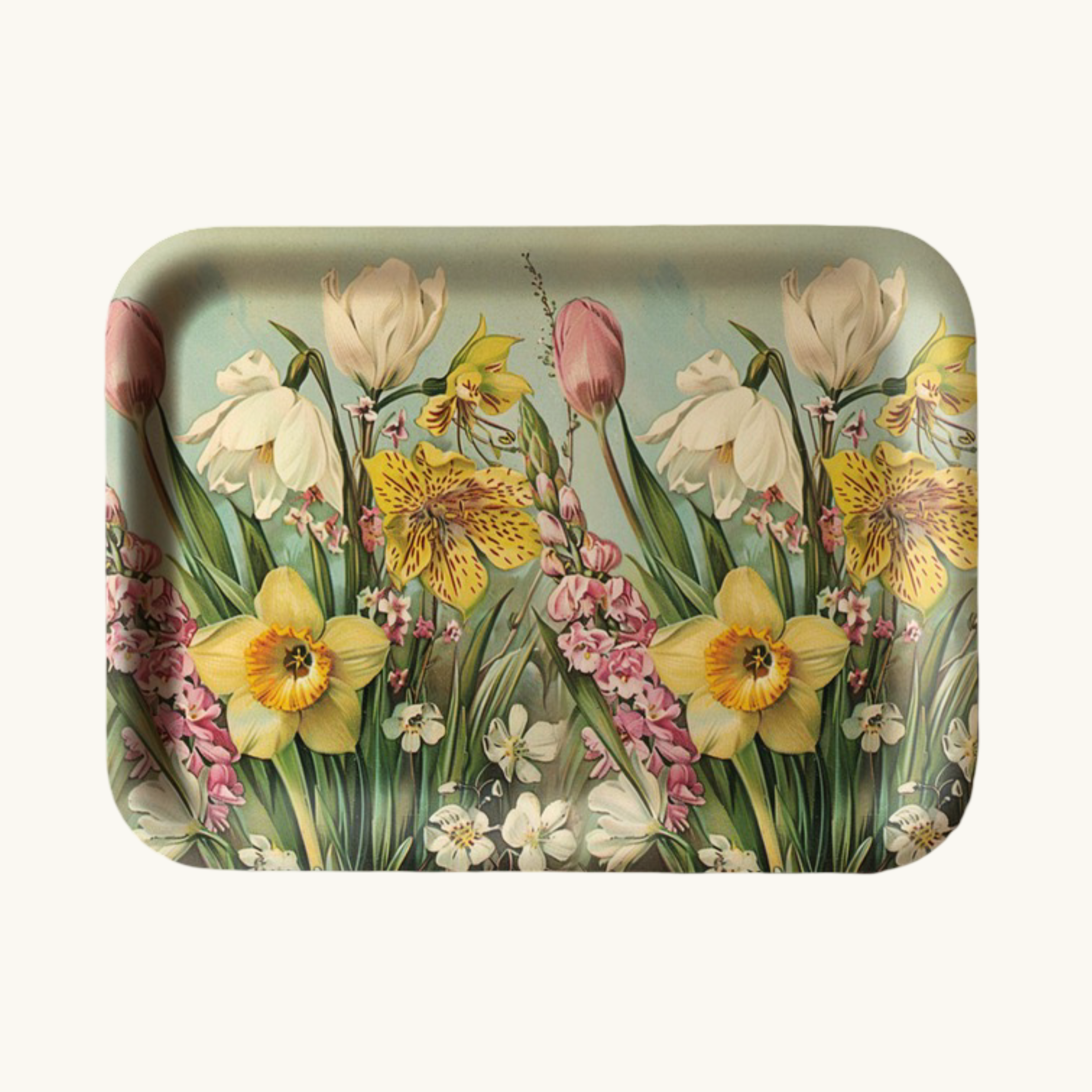 Spring Flowers Tray