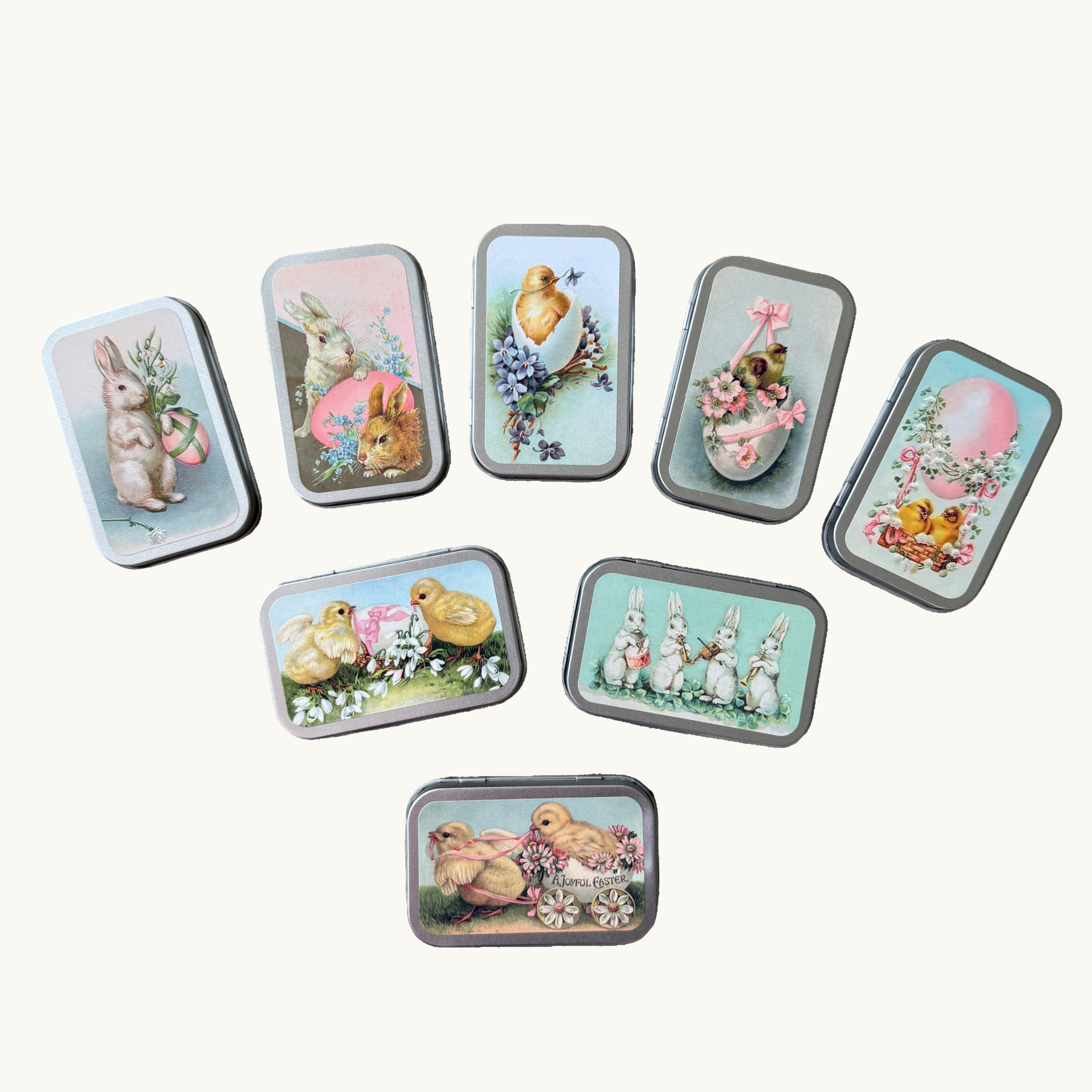 Vintage Easter Animals Pastille Tins